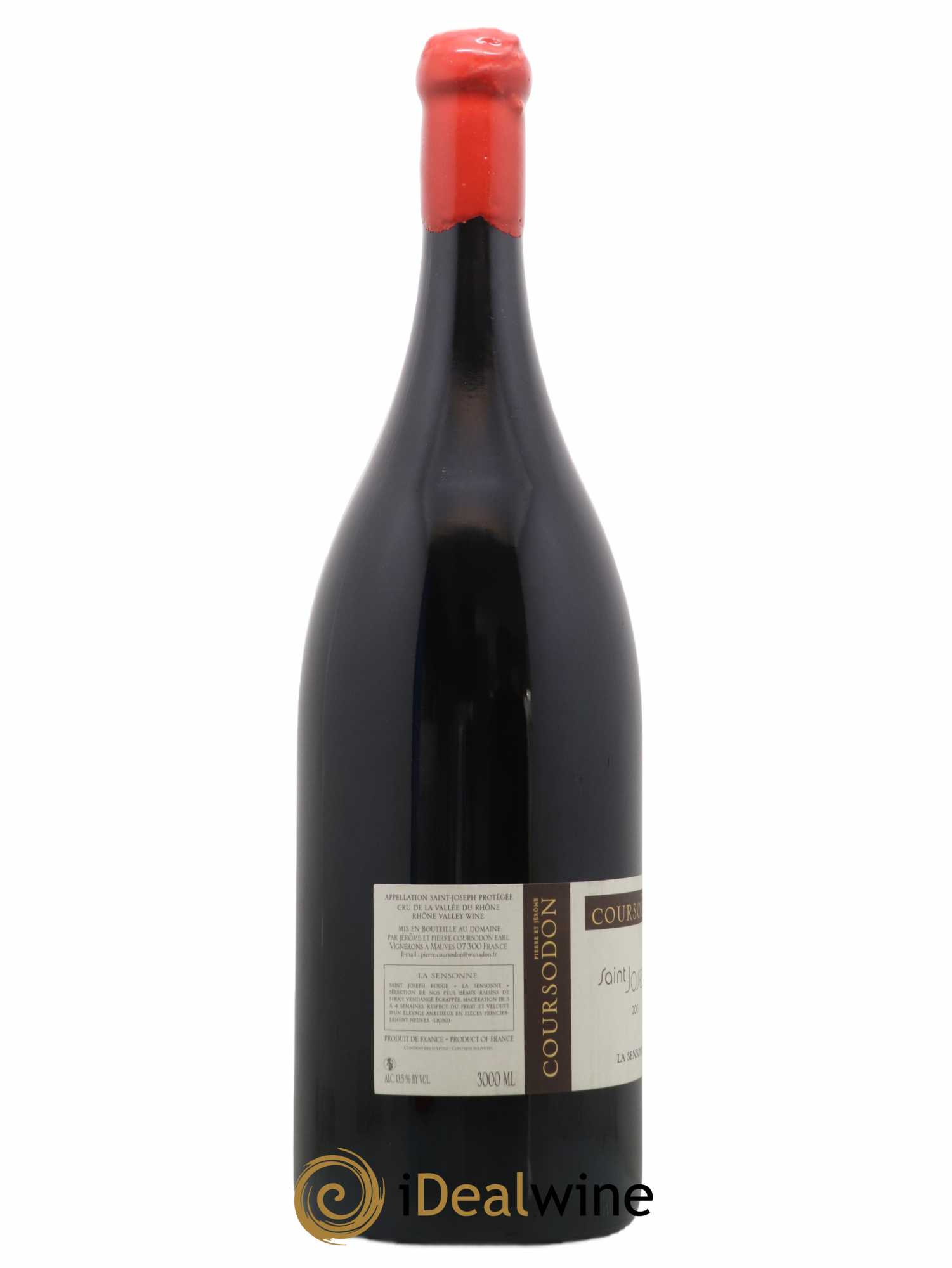 Saint-Joseph La Sensonne Pierre et Jérôme Coursodon 2011 - Lot of 1 double magnum - 1