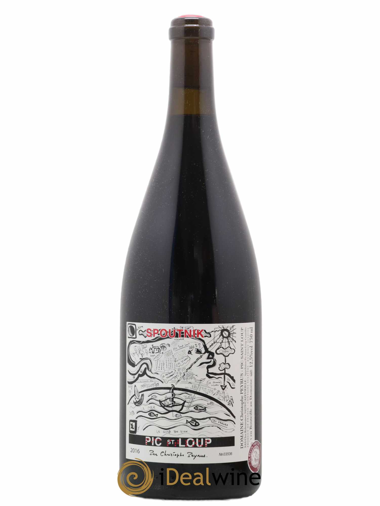 Pic Saint-Loup Clos des Reboussiers Spoutnik 2016 - Lot de 1 magnum - 0