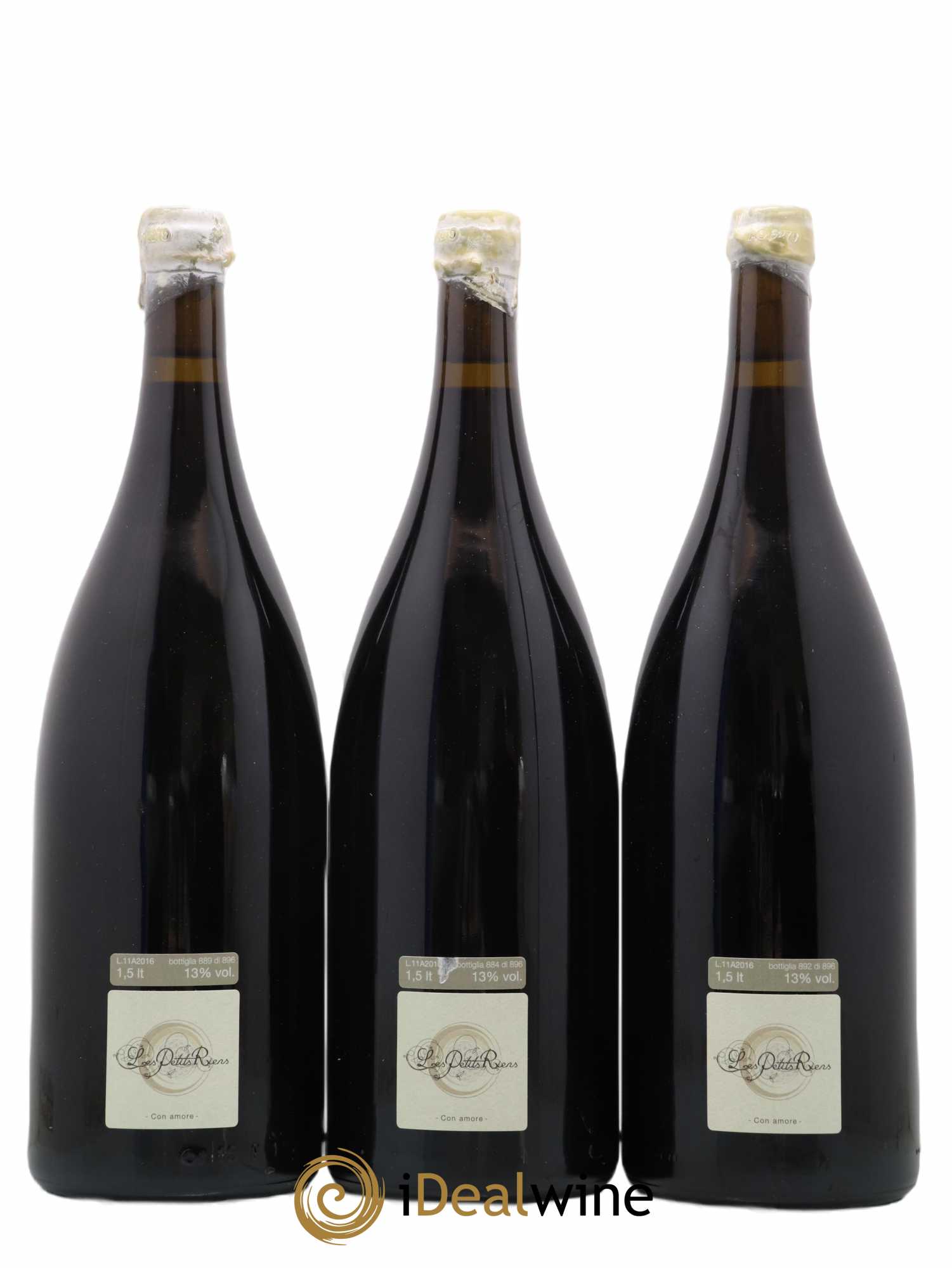 Italie Vino Rosso Comptine d'Automne Les Petits Riens 2016 - Lot of 3 magnums - 1