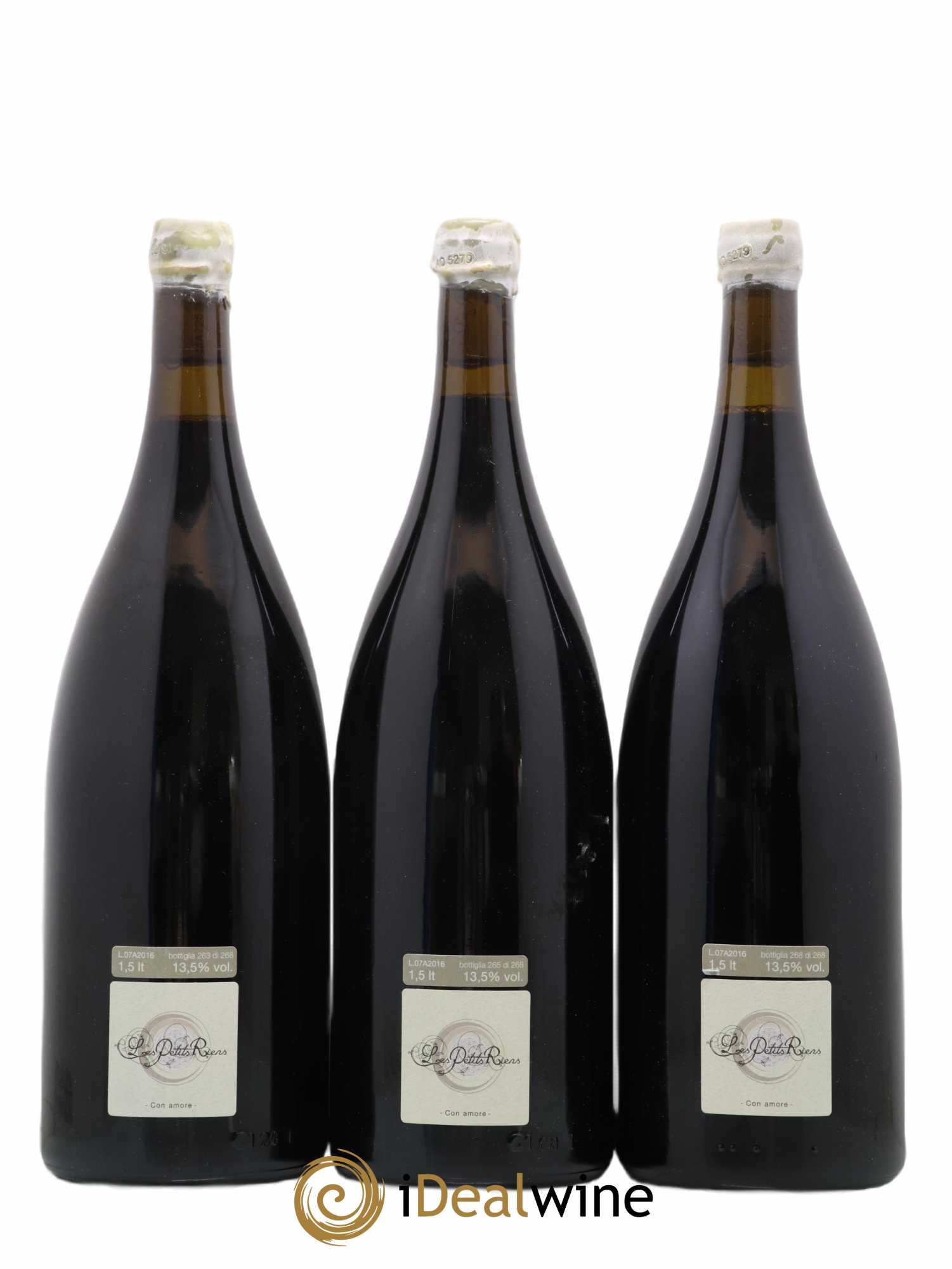 Italie Vino Rosso Au Coin du Feu Les Petits Riens 2016 - Lot of 3 magnums - 1