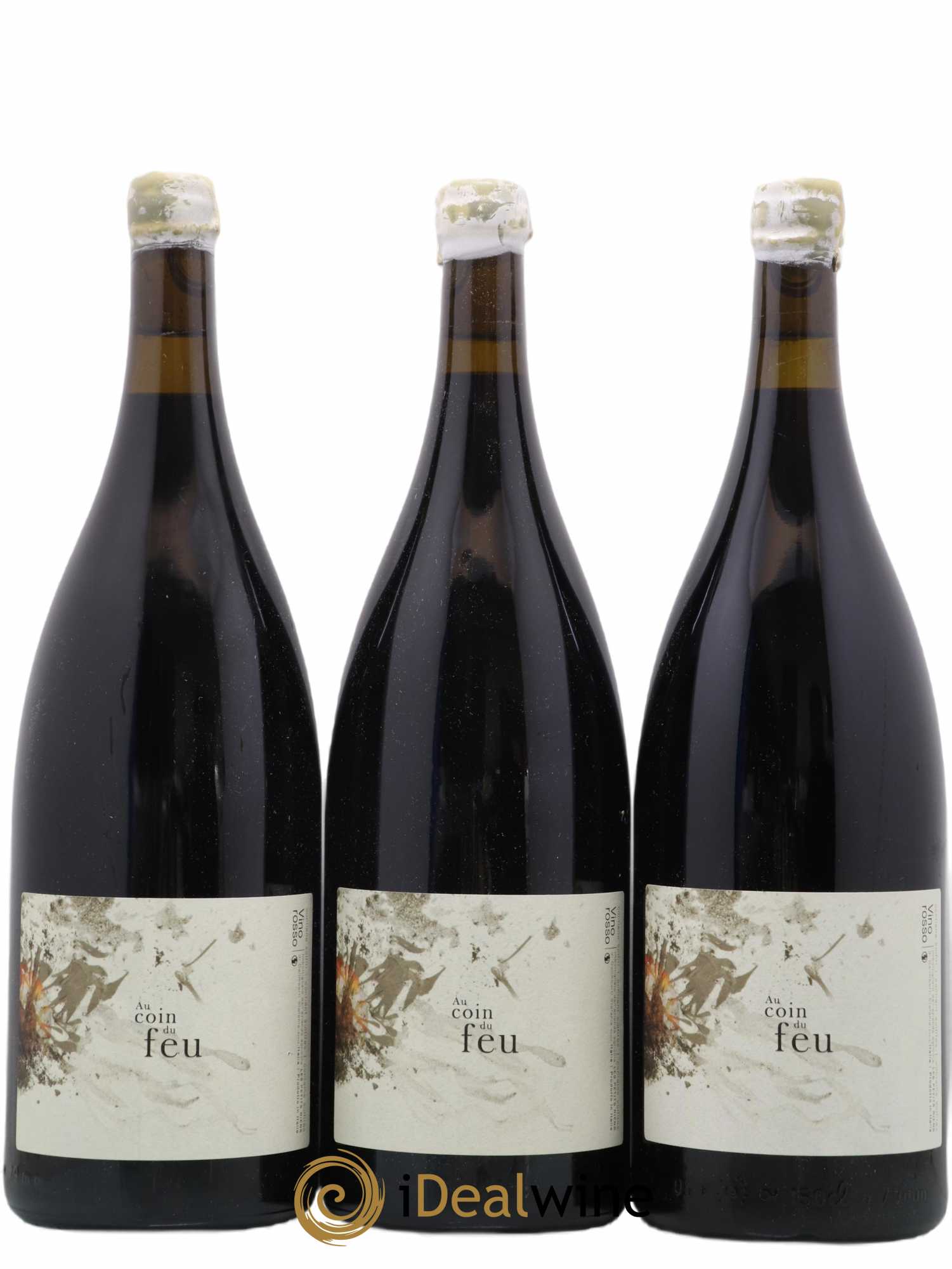 Italie Vino Rosso Au Coin du Feu Les Petits Riens 2016 - Lot of 3 magnums - 0