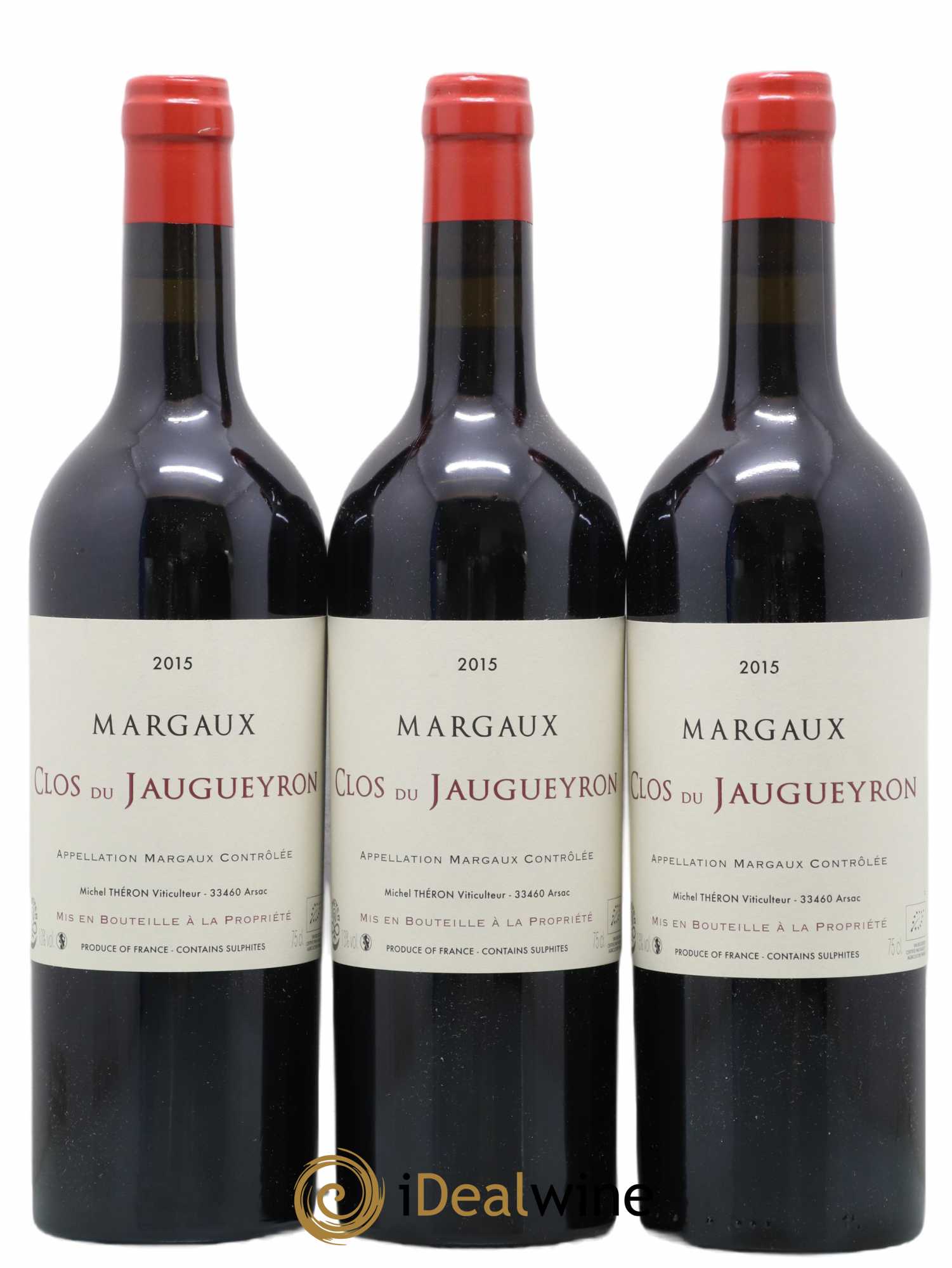 Clos du Jaugueyron 2015 - Lot de 3 bouteilles - 0