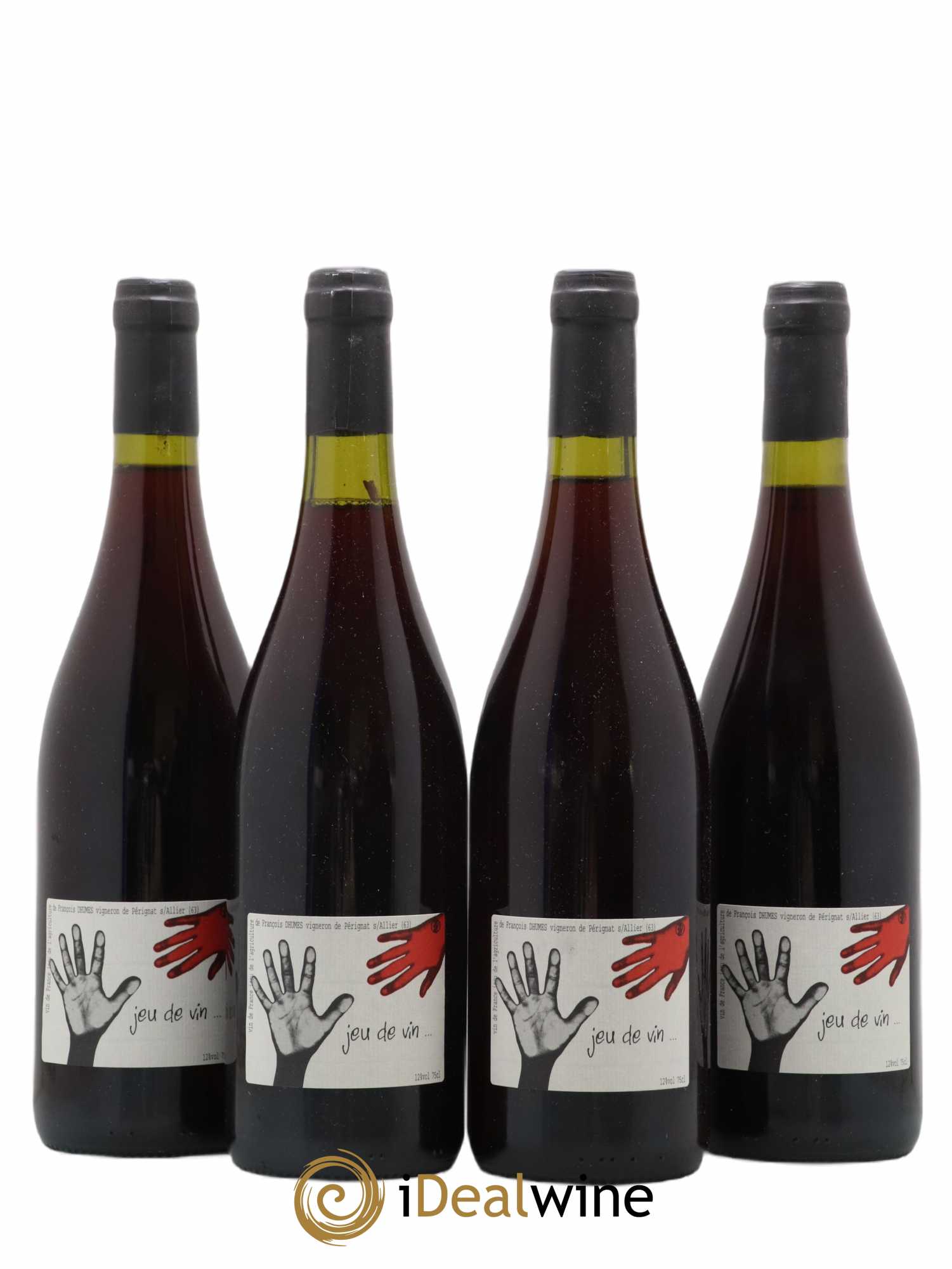 Vin de France Jeu de vin François Dhumes 2018 - Lot of 4 bottles - 0