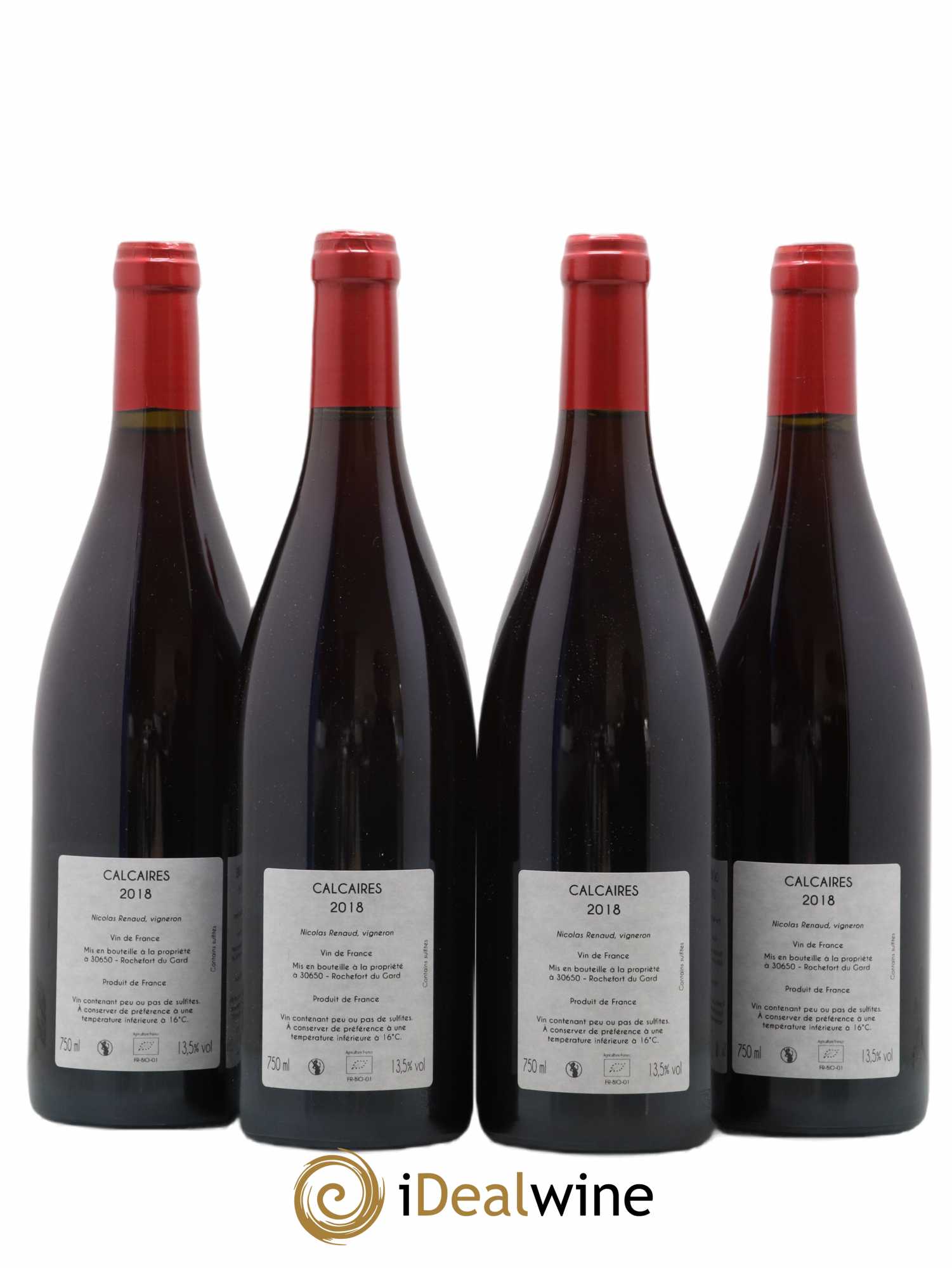 Vin de France Calcaires Clos des Grillons 2018 - Lot de 4 bouteilles - 1