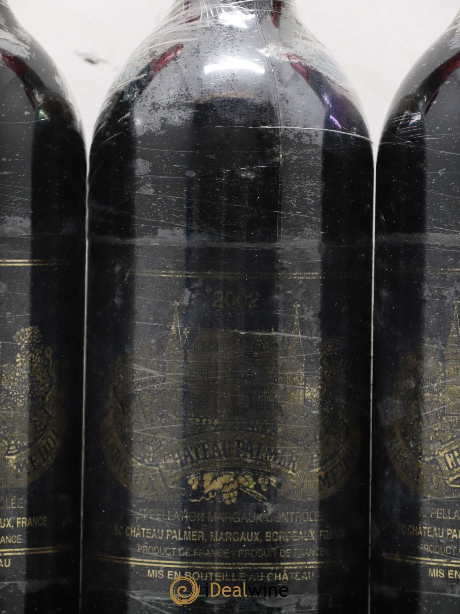 Château Palmer 3ème Grand Cru Classé 2002 - Lot of 3 bottles - 2