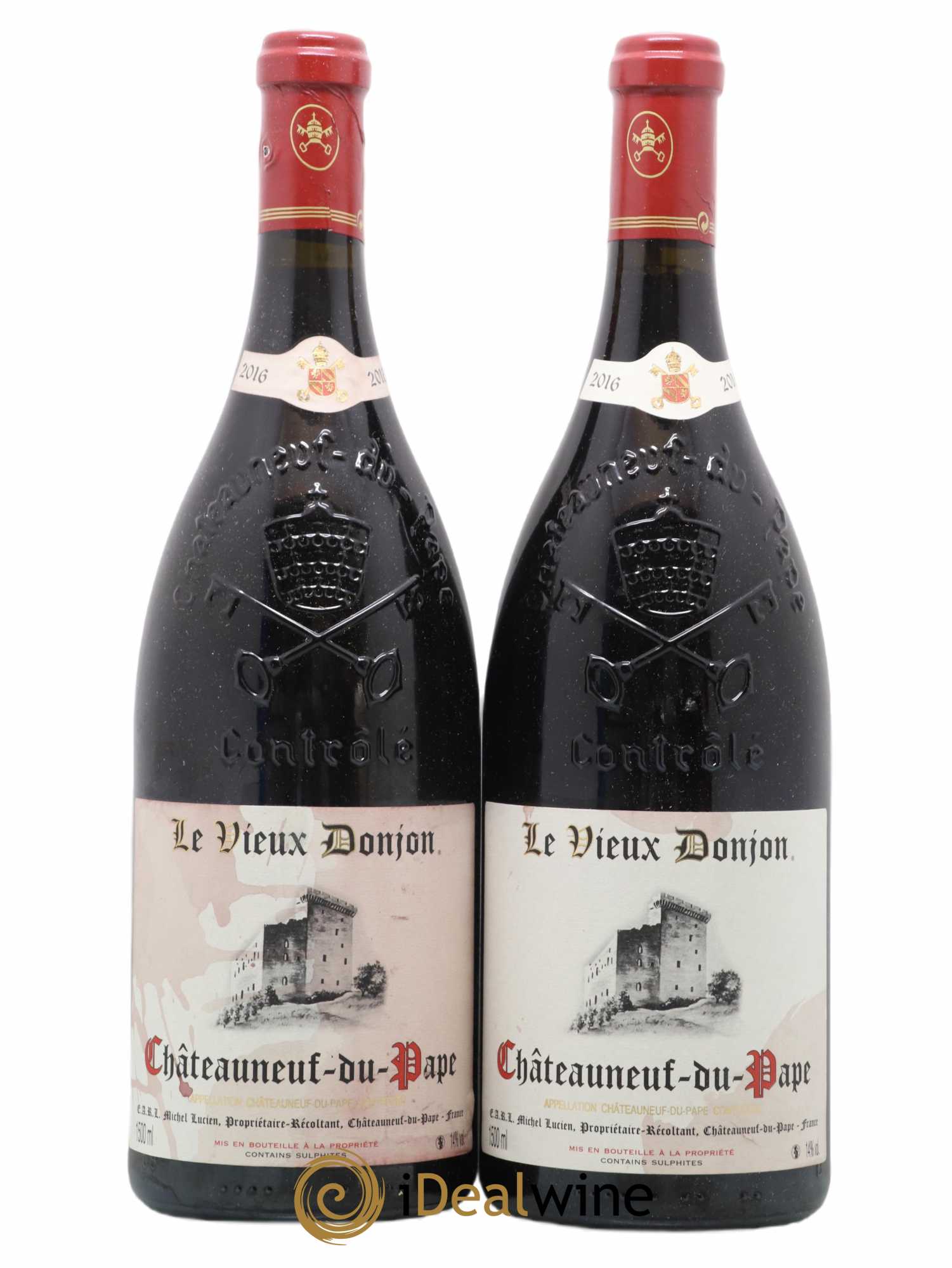 Châteauneuf-du-Pape Le Vieux Donjon Michel Lucien 2016 - Lot de 2 magnums - 0