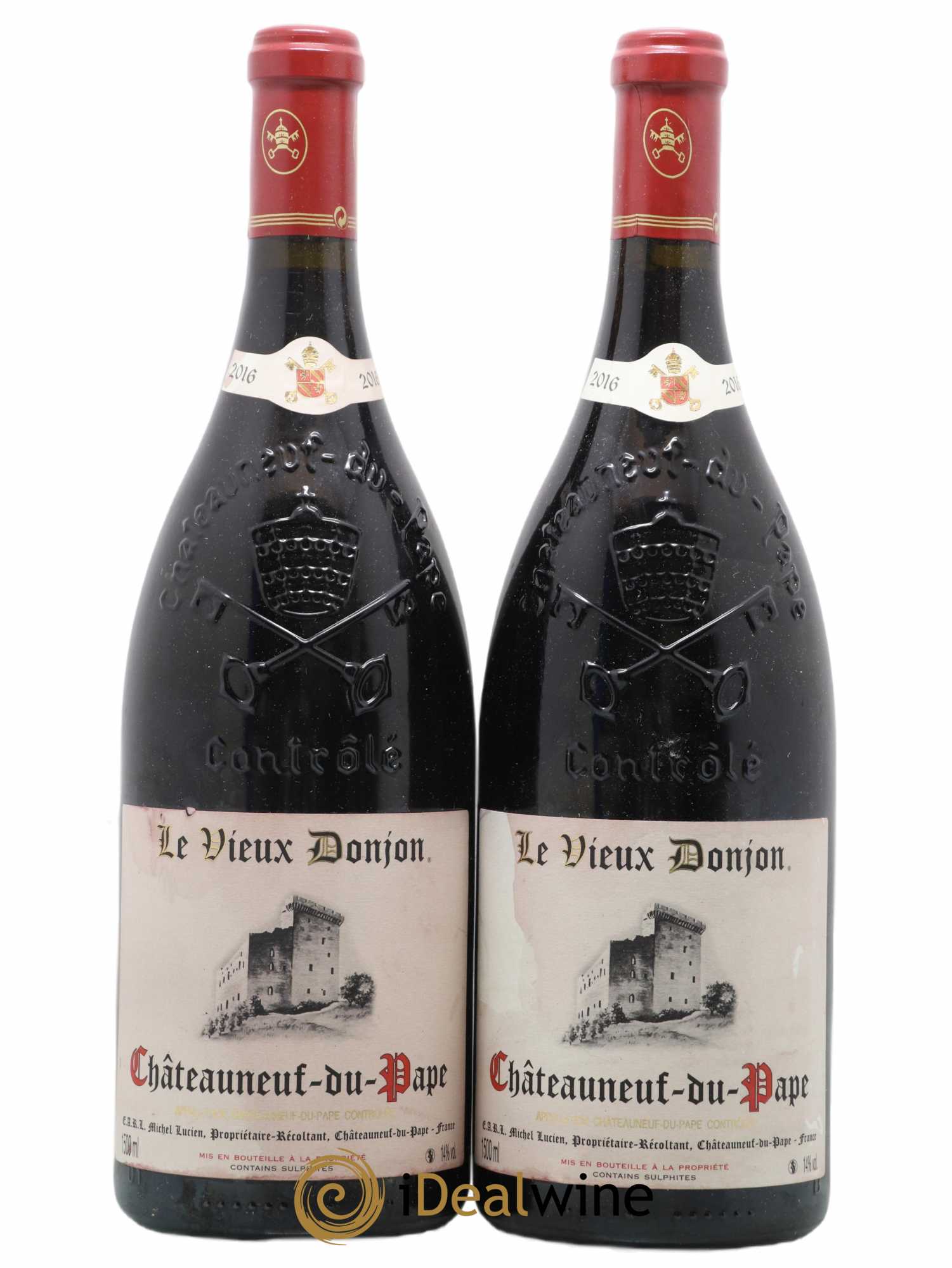 Châteauneuf-du-Pape Le Vieux Donjon Michel Lucien 2016 - Lot de 2 magnums - 0