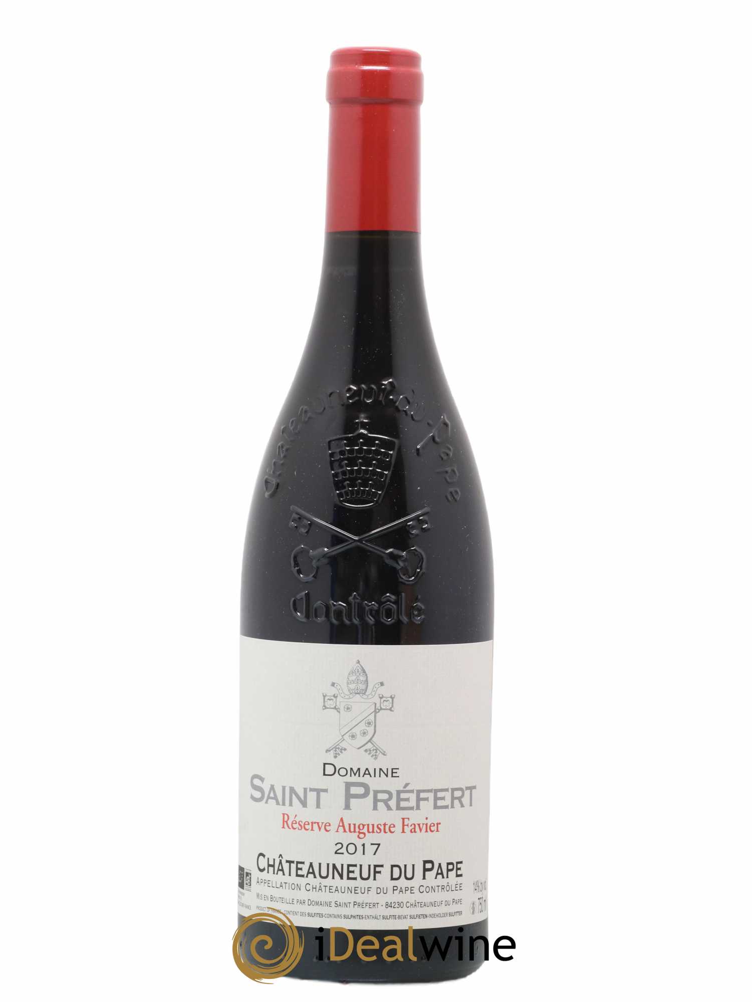 Châteauneuf-du-Pape Réserve Auguste Favier Domaine Saint-Préfert 2017 - Lot of 1 bottle - 0
