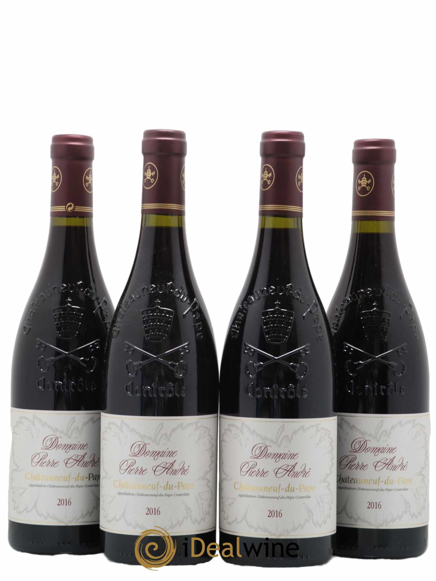 Châteauneuf-du-Pape Pierre André (Domaine) 2016 - Lot de 4 bouteilles - 0