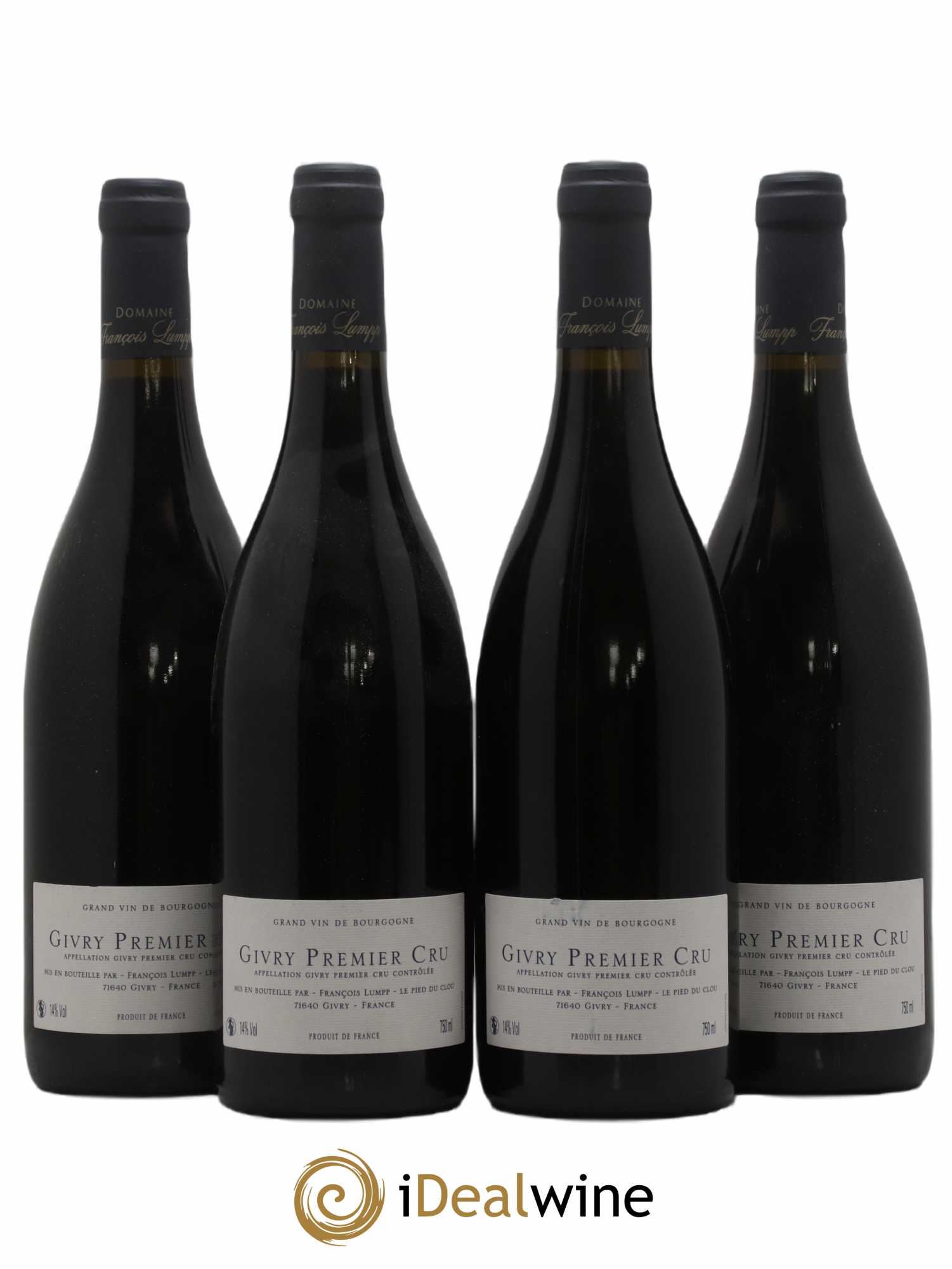 Givry 1er Cru Petit Marole François Lumpp (Domaine) 2019 - Lot de 4 bouteilles - 1