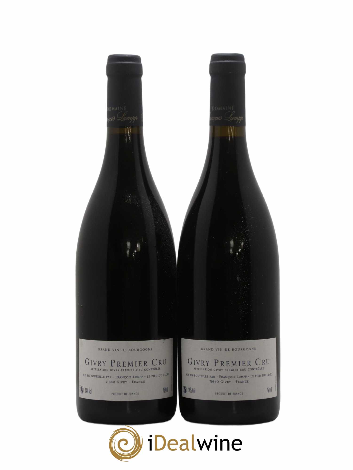 Givry 1er Cru Petit Marole François Lumpp (Domaine) 2019 - Lot of 2 bottles - 1