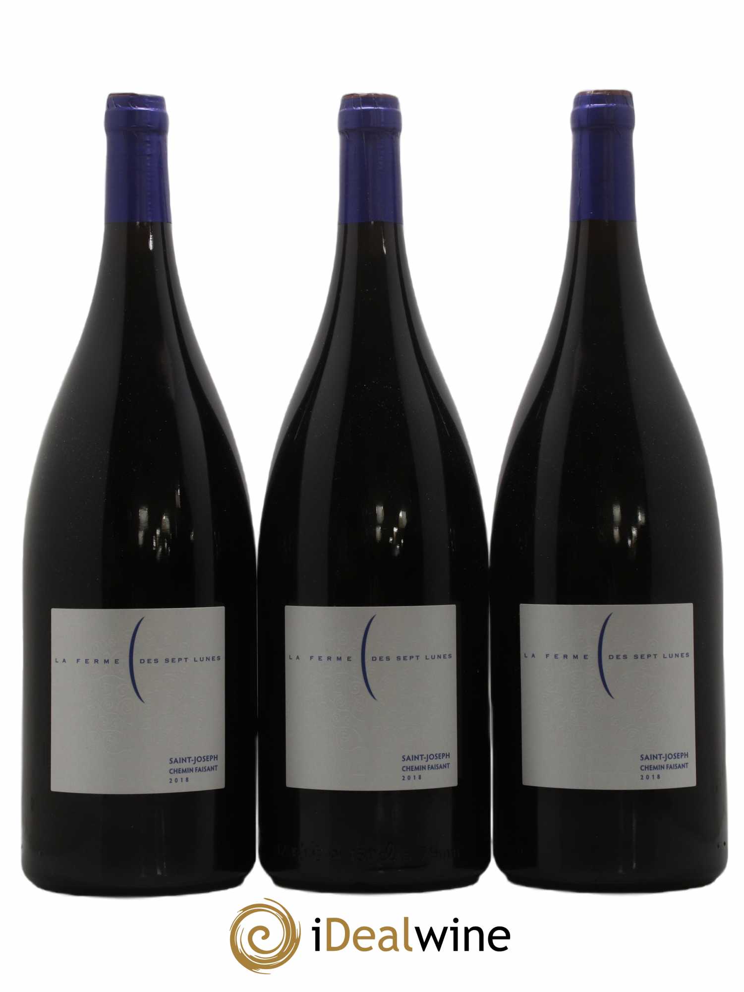 Saint-Joseph Chemin Faisant La Ferme des Sept Lunes 2018 - Lot de 3 magnums - 0
