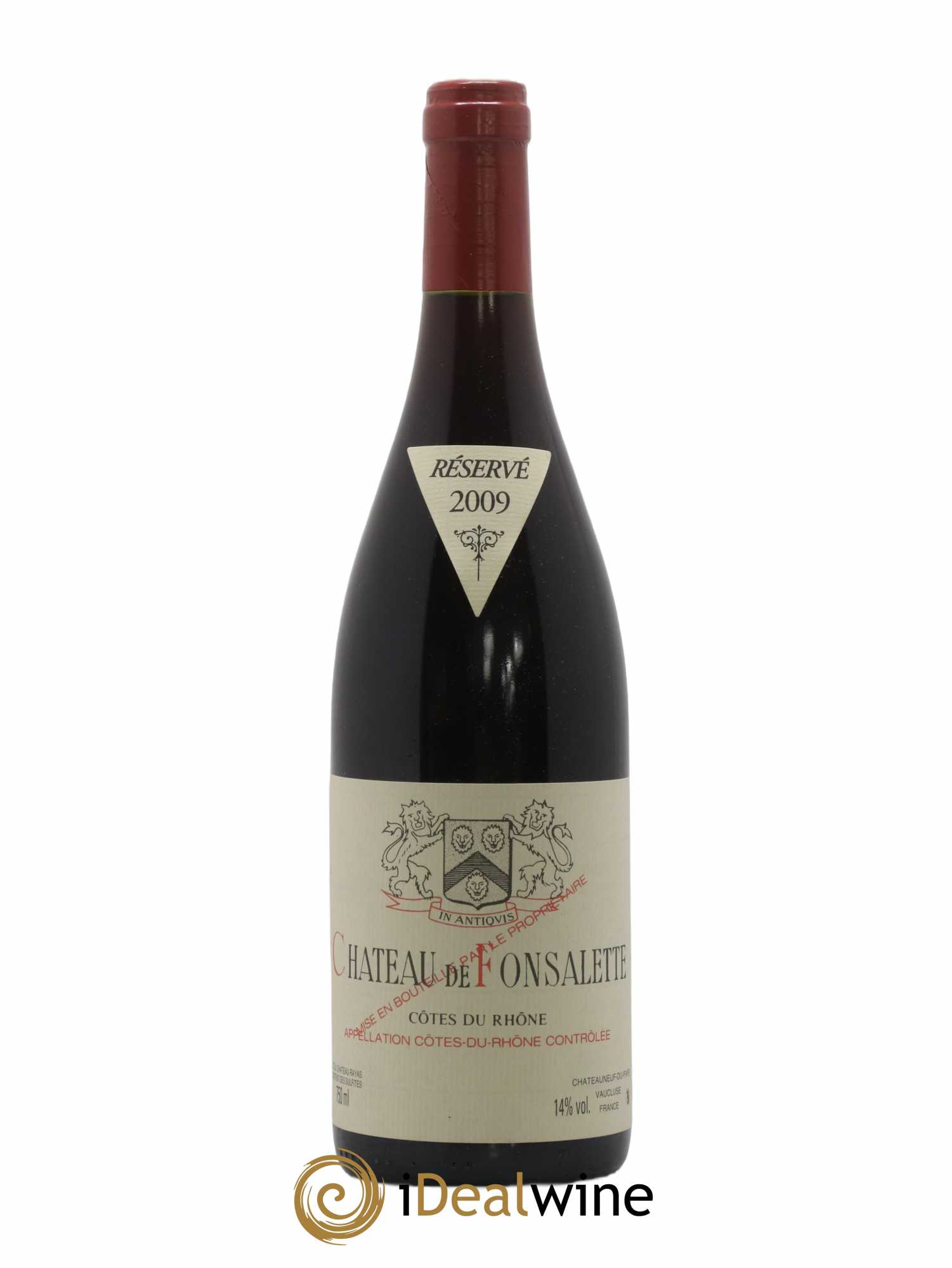 Côtes-du-Rhône Château de Fonsalette Emmanuel Reynaud 2009 - Lot de 1 bouteille - 0