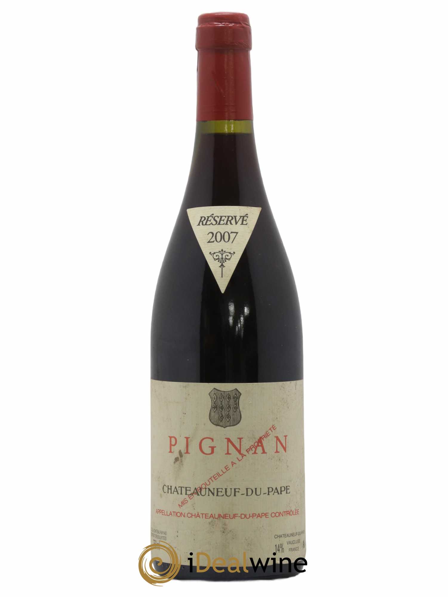 Châteauneuf-du-Pape Domaine de Pignan 2007 - Lot of 1 bottle - 0