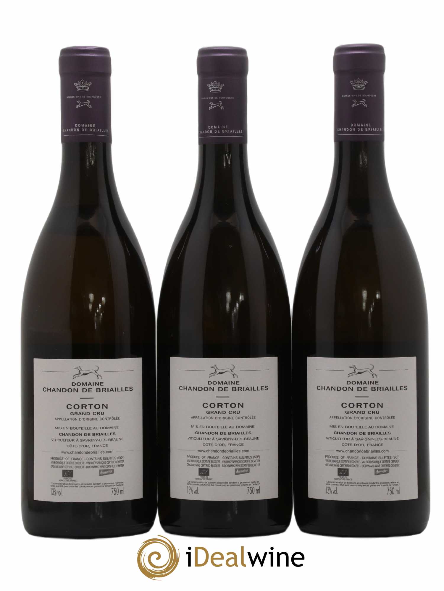 Corton Grand Cru Chandon de Briailles 2017 - Lot de 12 bouteilles - 8