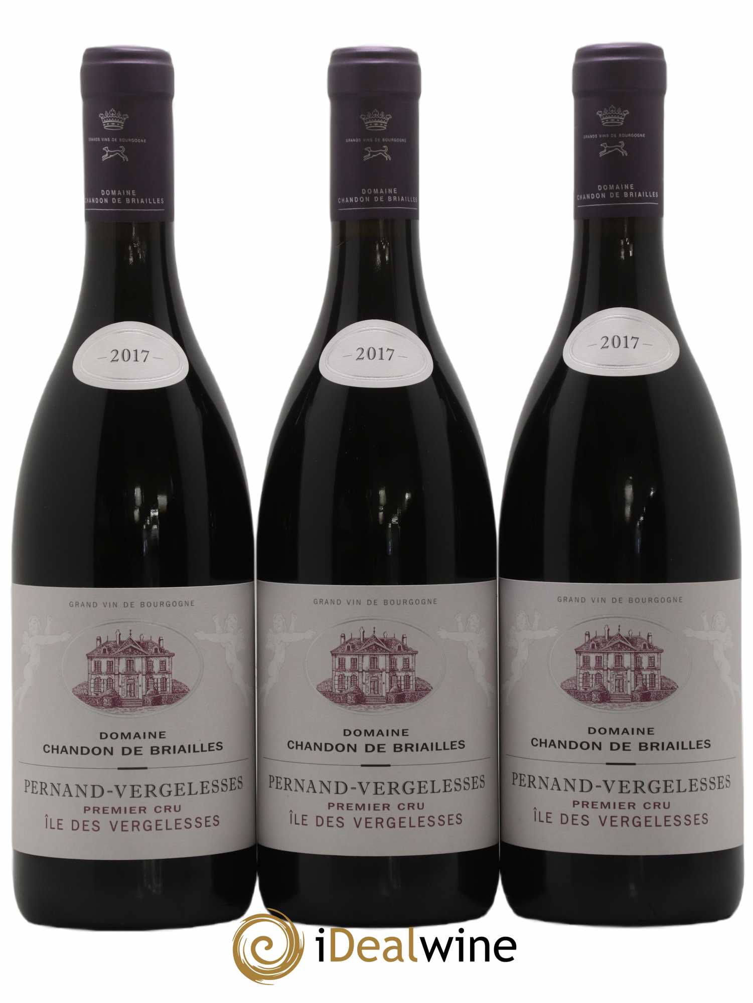Pernand-Vergelesses 1er Cru Ile des Vergelesses Chandon de Briailles 2017 - Lot of 12 bottles - 1