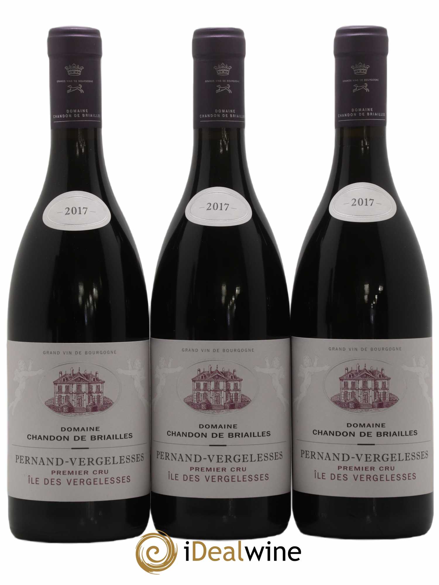 Pernand-Vergelesses 1er Cru Ile des Vergelesses Chandon de Briailles 2017 - Lot of 12 bottles - 3