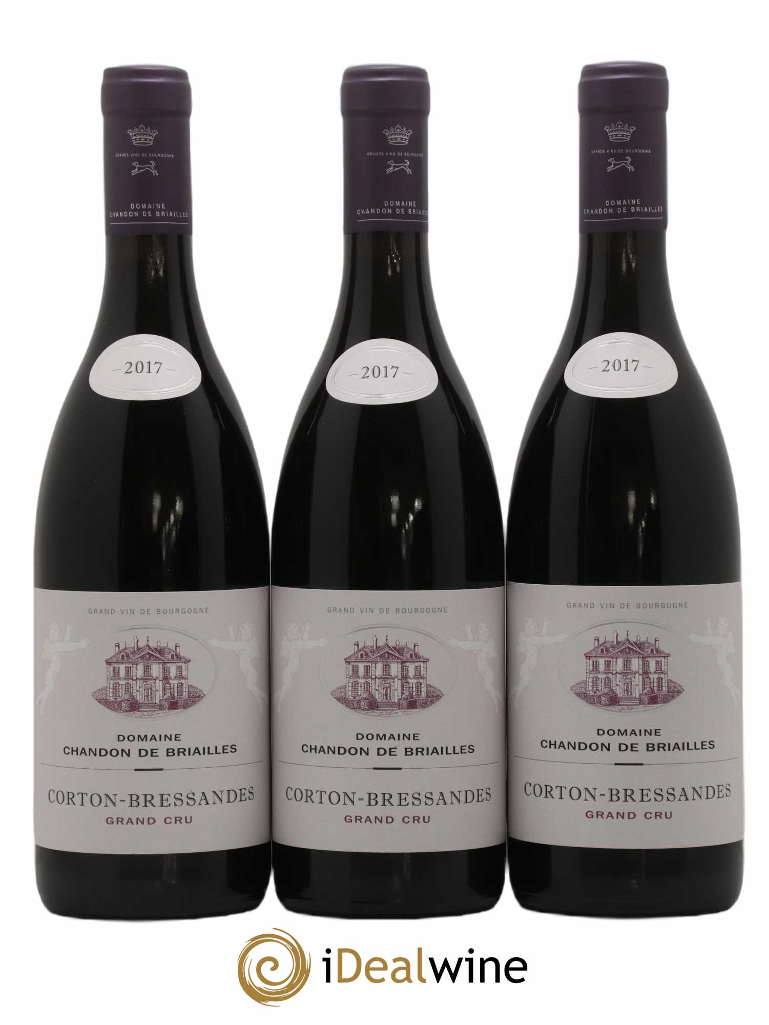 Corton Grand Cru Bressandes Chandon de Briailles 2017 - Lot de 12 bouteilles - 1