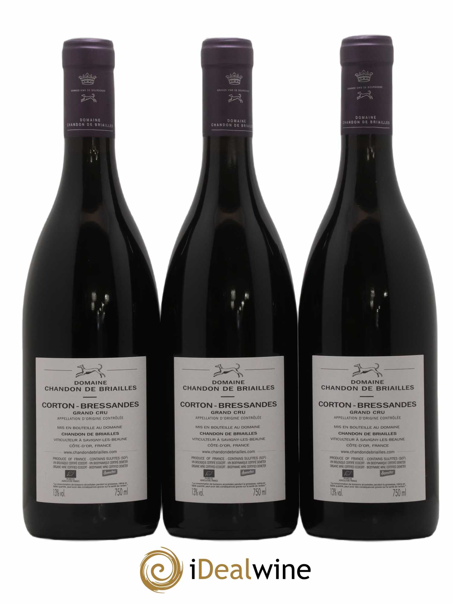 Corton Grand Cru Bressandes Chandon de Briailles 2017 - Lot de 12 bouteilles - 2