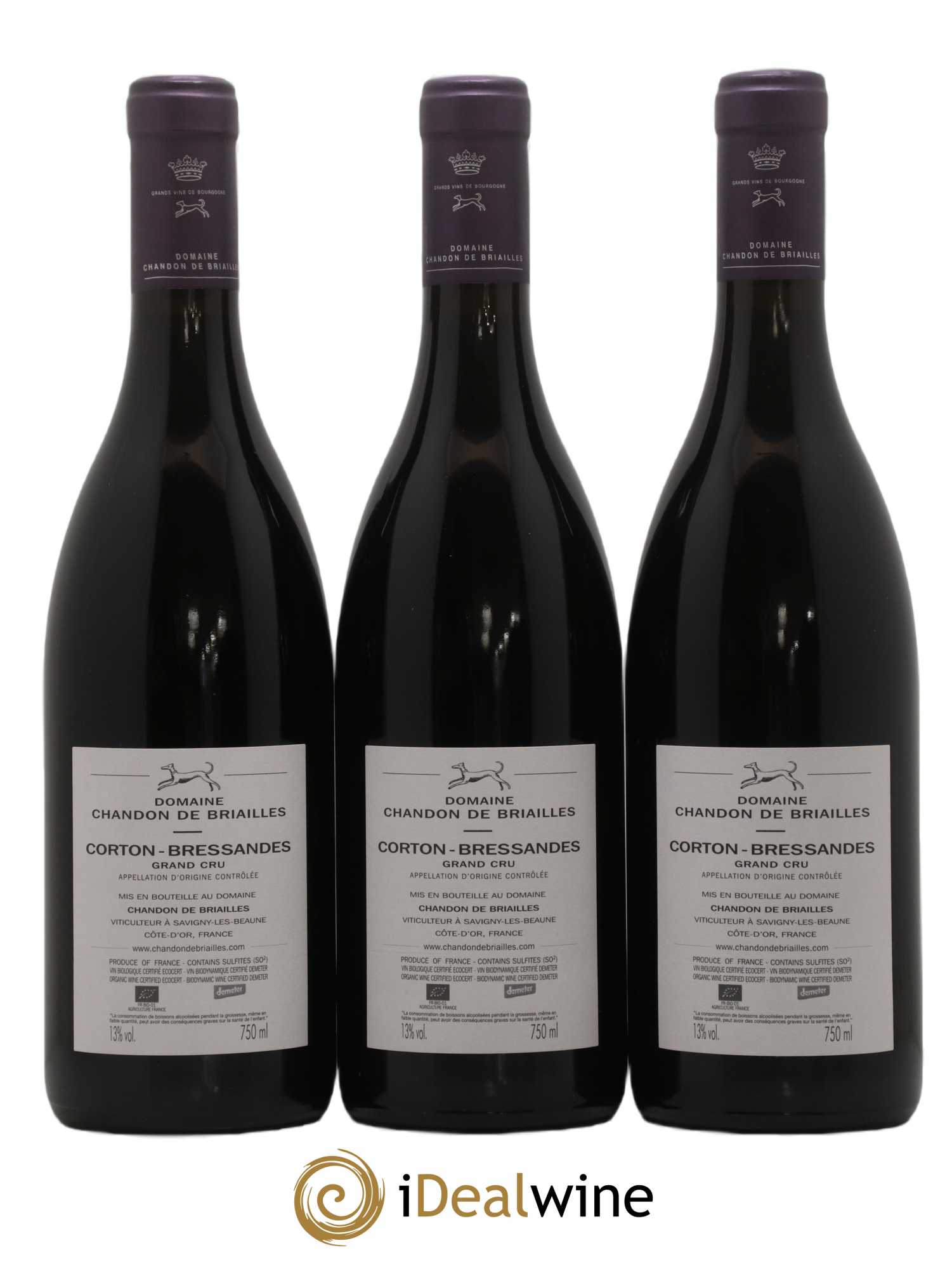 Corton Grand Cru Bressandes Chandon de Briailles 2017 - Lot de 12 bouteilles - 4