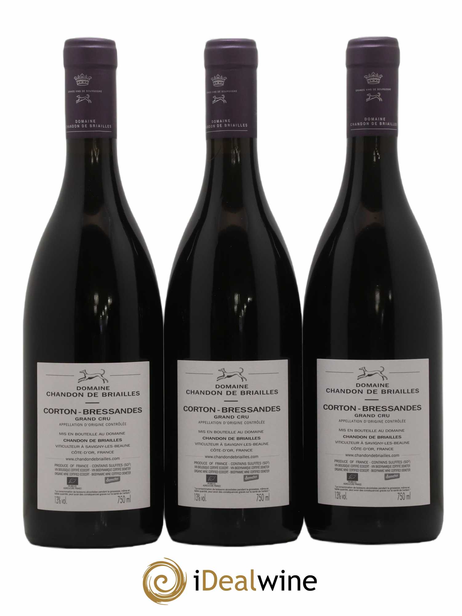 Corton Grand Cru Bressandes Chandon de Briailles 2017 - Lot de 12 bouteilles - 6