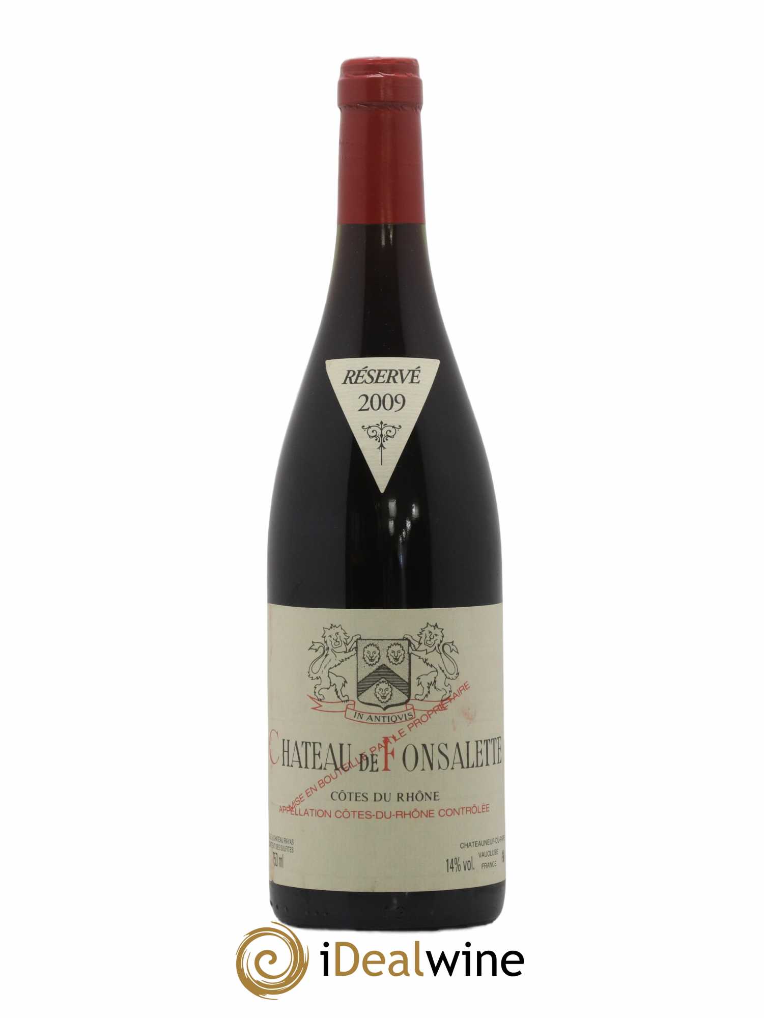Côtes-du-Rhône Château de Fonsalette Emmanuel Reynaud 2009 - Lot de 1 bouteille - 0