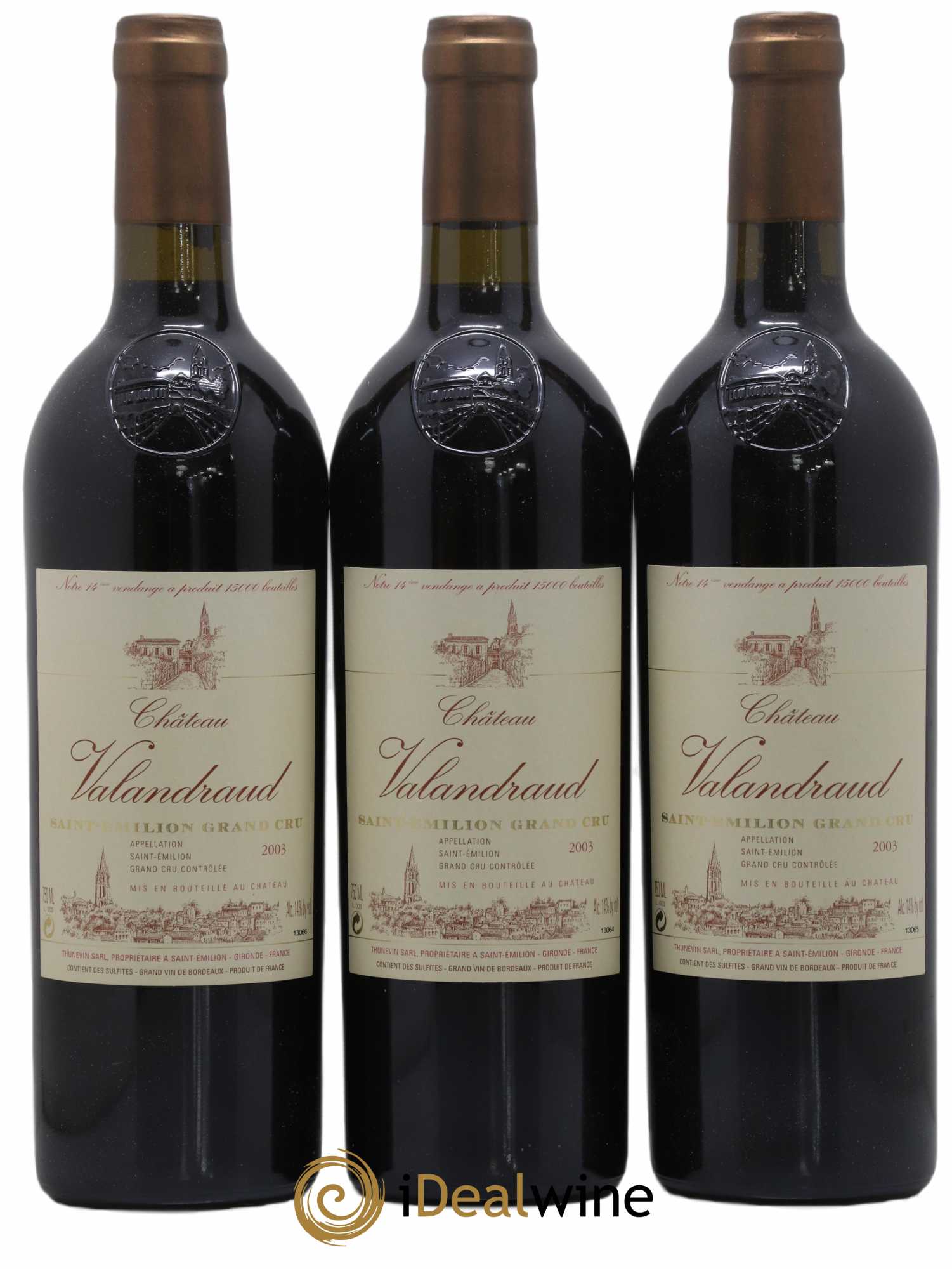 Château de Valandraud 2003 - Lot de 12 bouteilles - 2