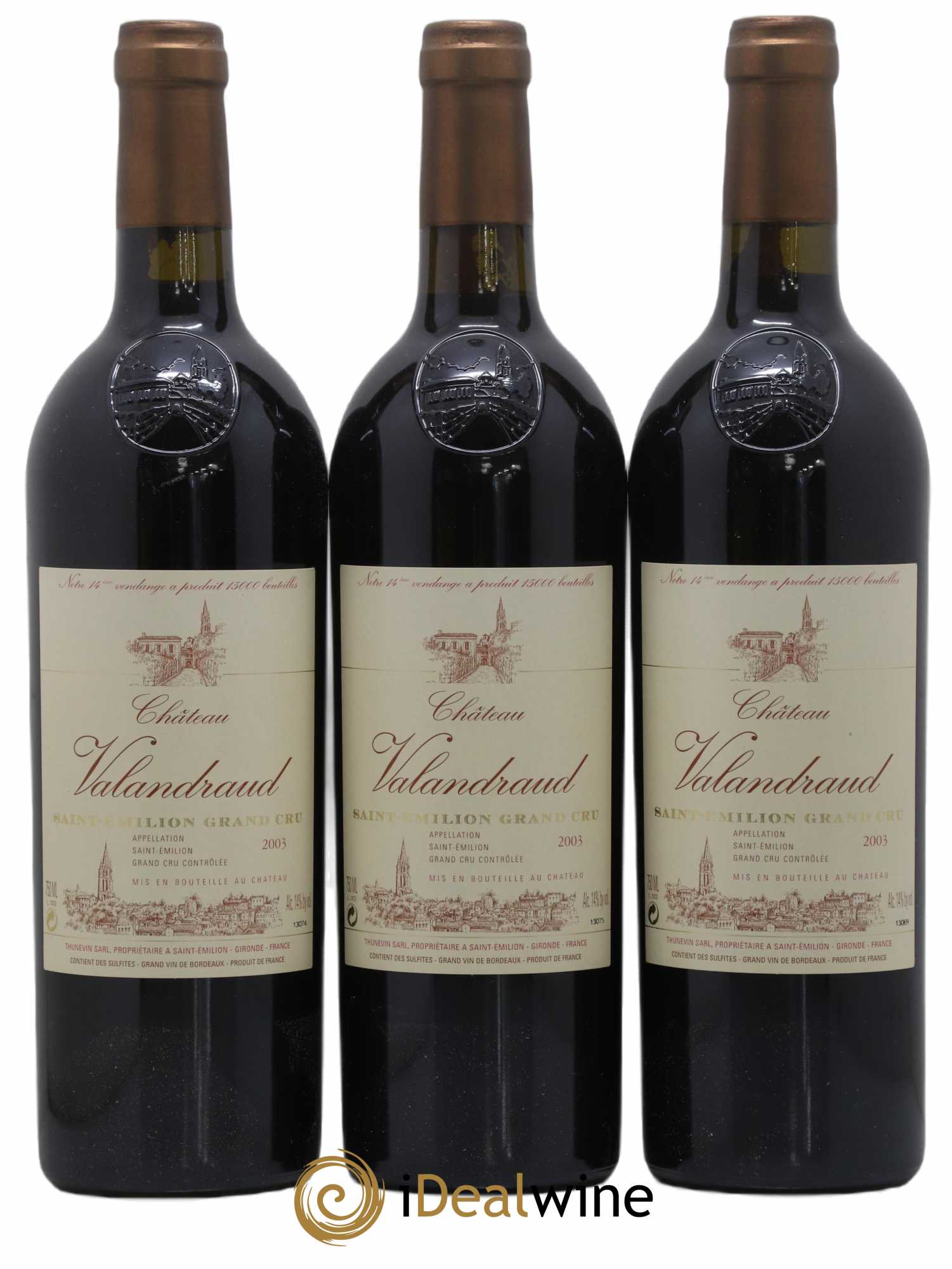 Château de Valandraud 2003 - Lot de 12 bouteilles - 4