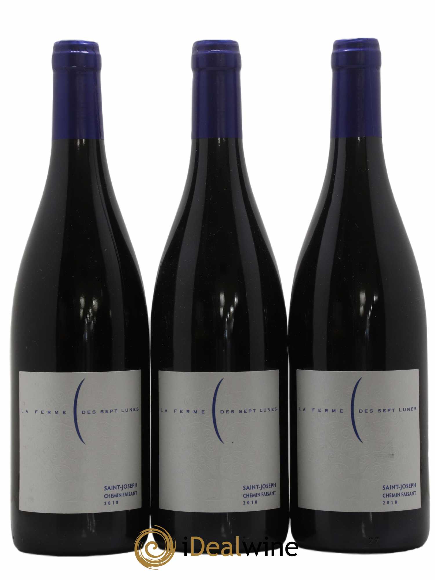 Saint-Joseph Chemin Faisant La Ferme des Sept Lunes 2018 - Lot de 3 bouteilles - 0