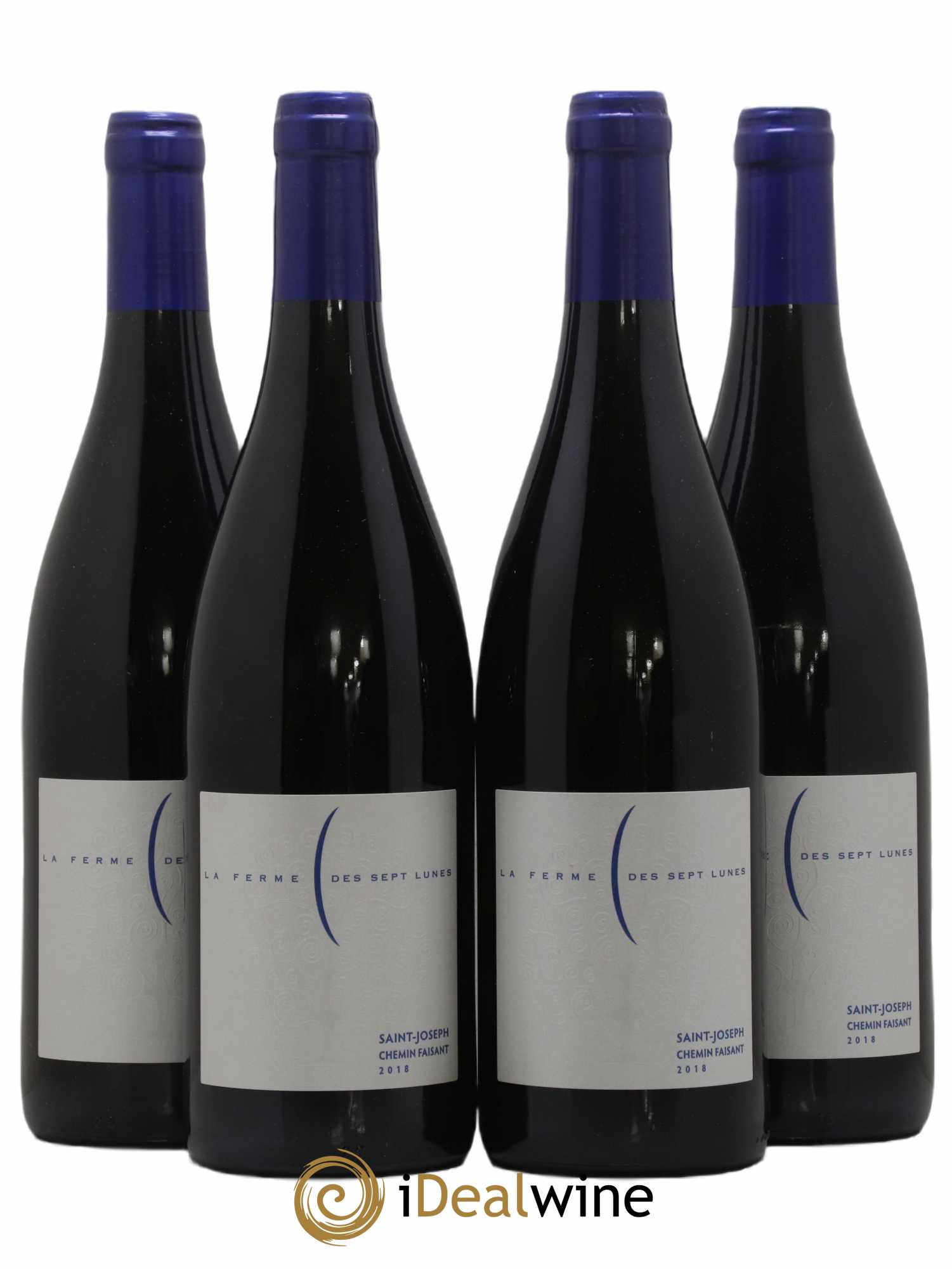 Saint-Joseph Chemin Faisant La Ferme des Sept Lunes 2018 - Lot de 4 bouteilles - 0