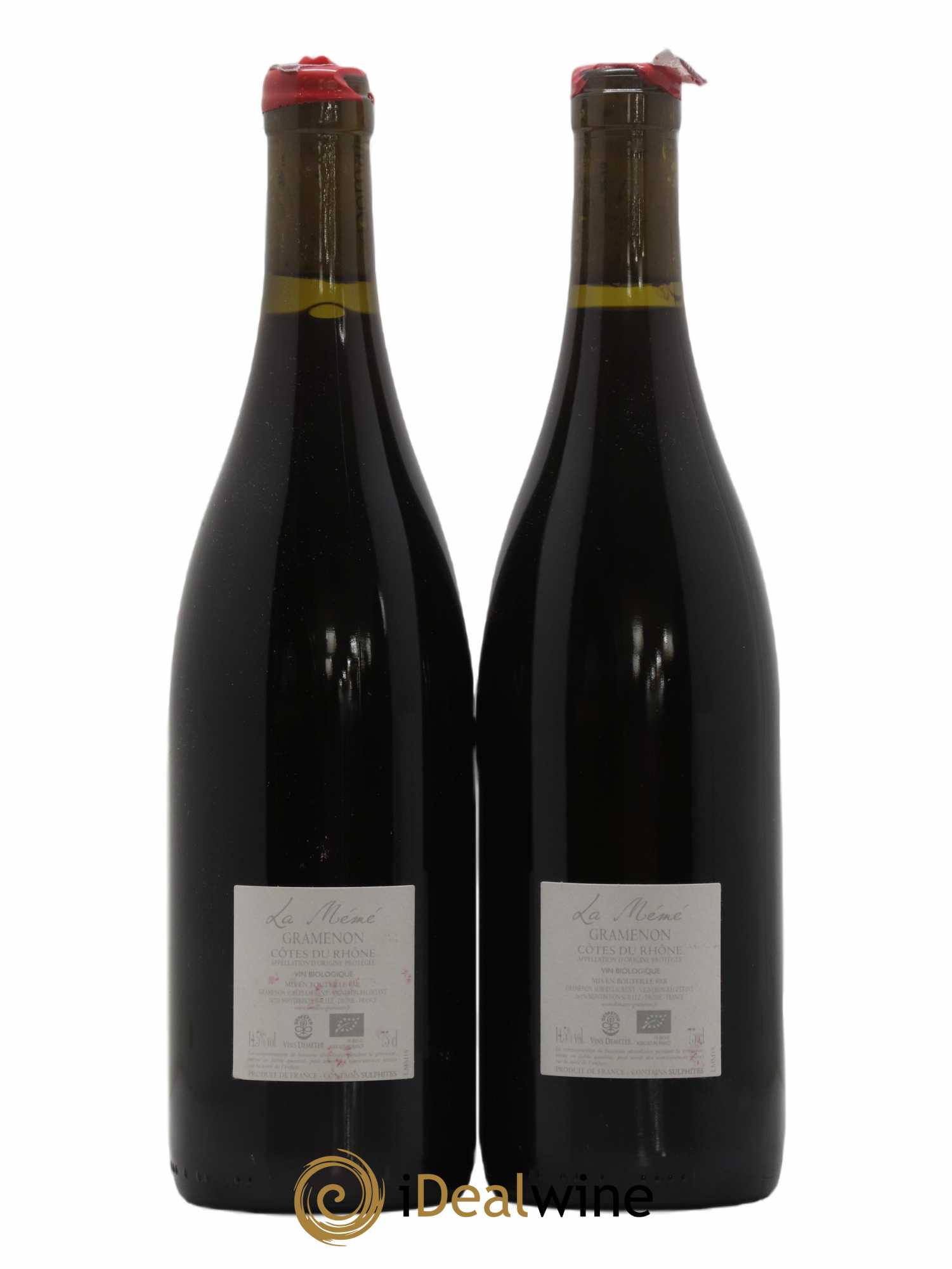 Côtes-du-Rhône La Mémé Ceps Centenaires Gramenon (Domaine) 2018 - Lot de 2 bouteilles - 1
