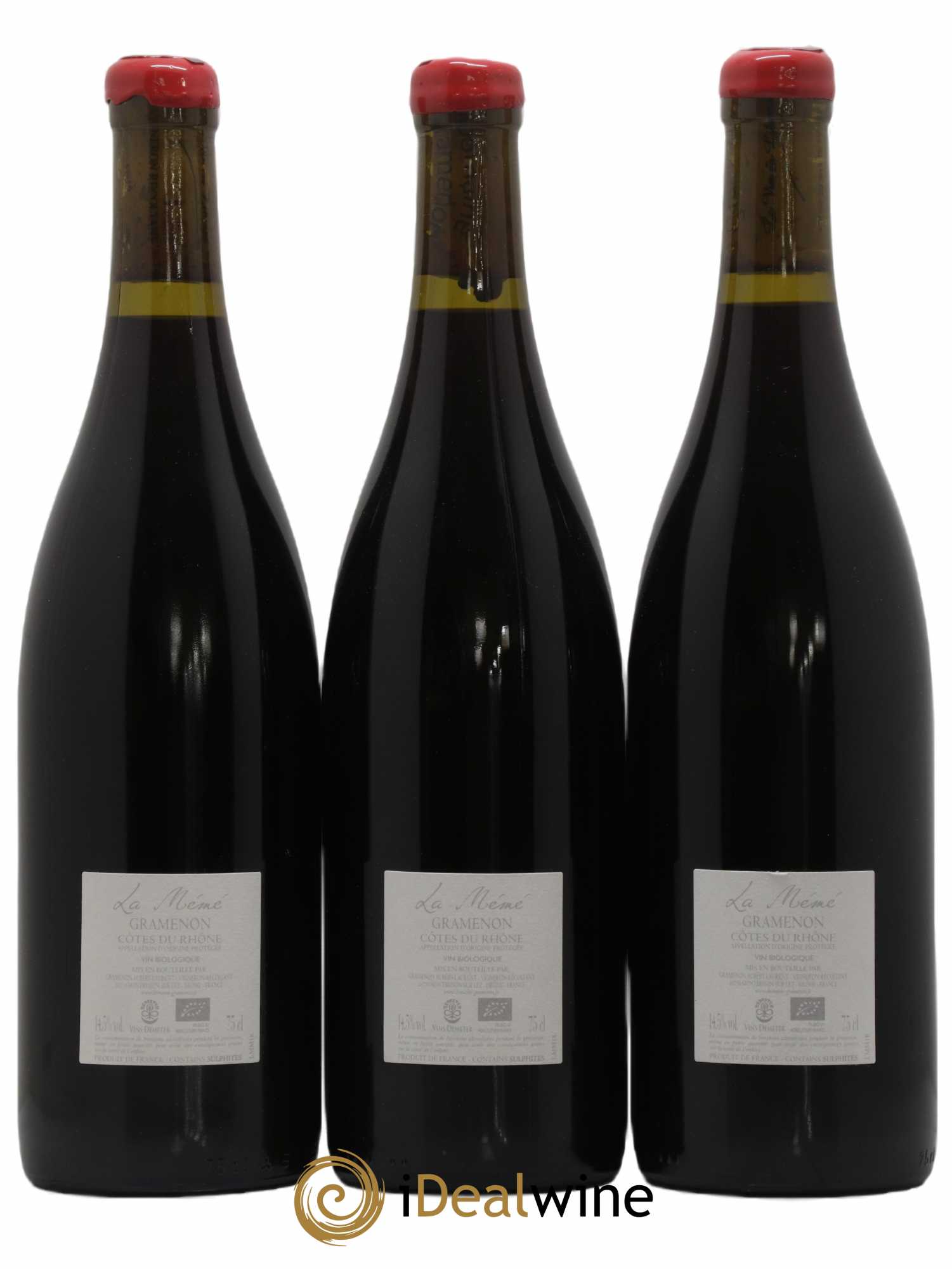 Côtes-du-Rhône La Mémé Ceps Centenaires Gramenon (Domaine) 2018 - Lot de 3 bouteilles - 1