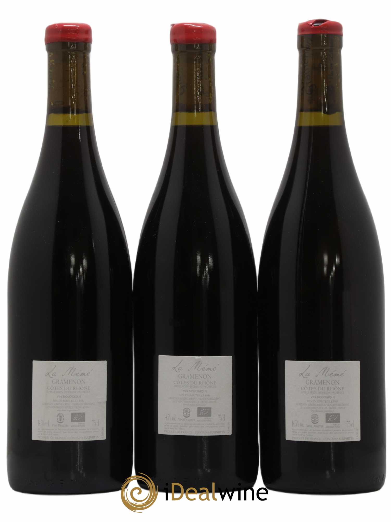 Côtes-du-Rhône La Mémé Ceps Centenaires Gramenon (Domaine) 2018 - Lot de 3 bouteilles - 1