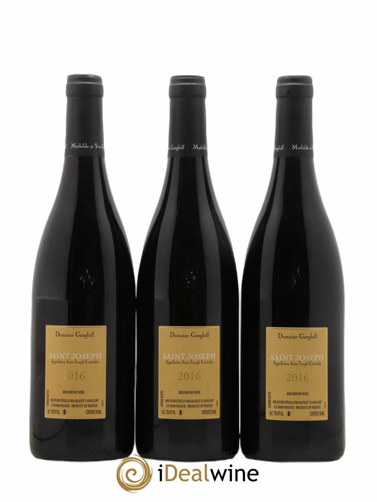 Saint-Joseph Gangloff (Domaine) 2016 - Lot of 3 bottles - 1