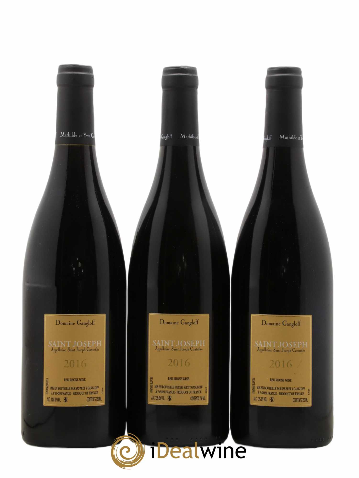 Saint-Joseph Gangloff (Domaine) 2016 - Lot of 3 bottles - 1