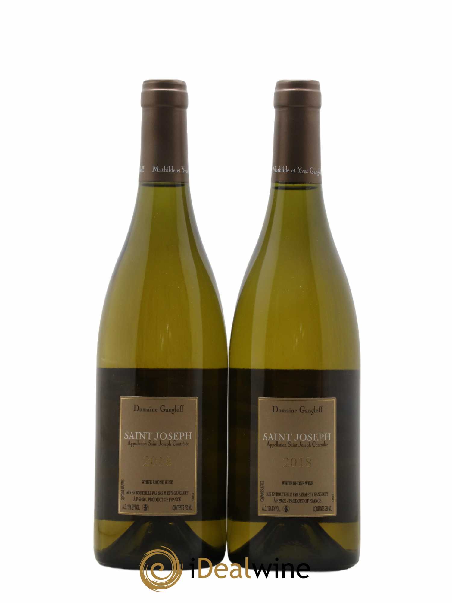 Saint-Joseph Gangloff (Domaine) 2018 - Lot of 2 bottles - 1