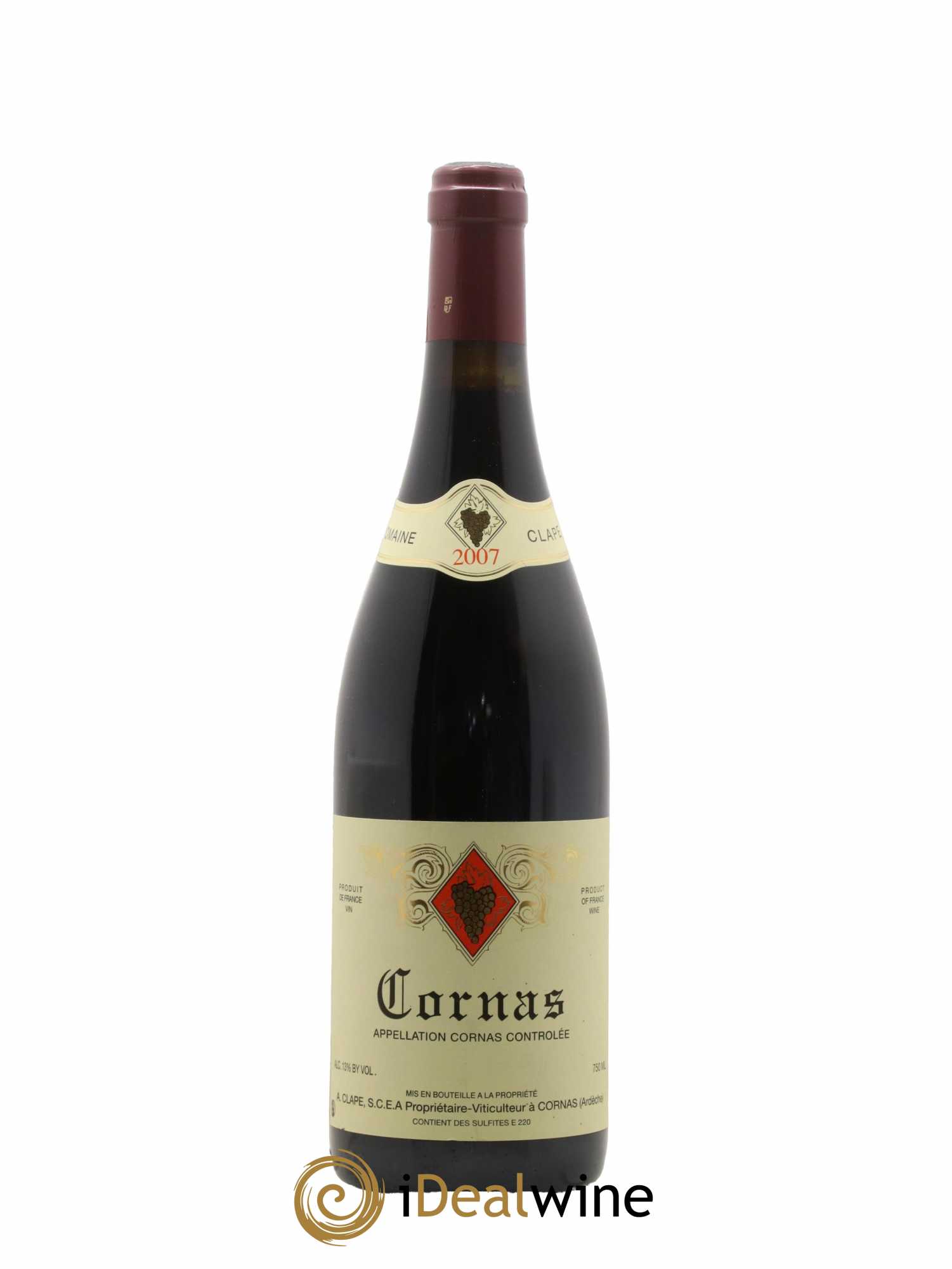 Cornas Auguste Clape 2007 - Lot de 1 bouteille - 0