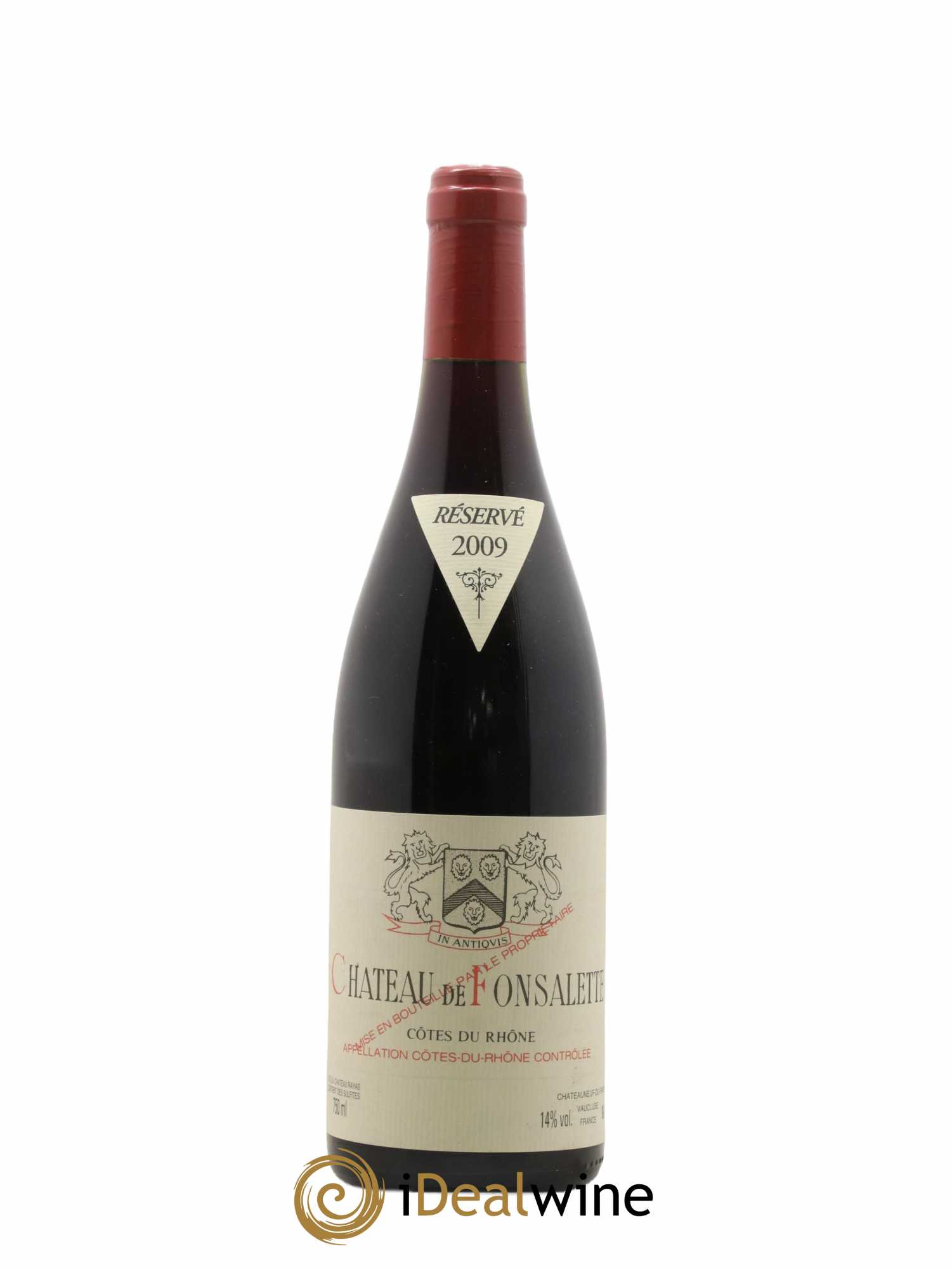 Côtes-du-Rhône Château de Fonsalette Emmanuel Reynaud 2009 - Lot de 1 bouteille - 0