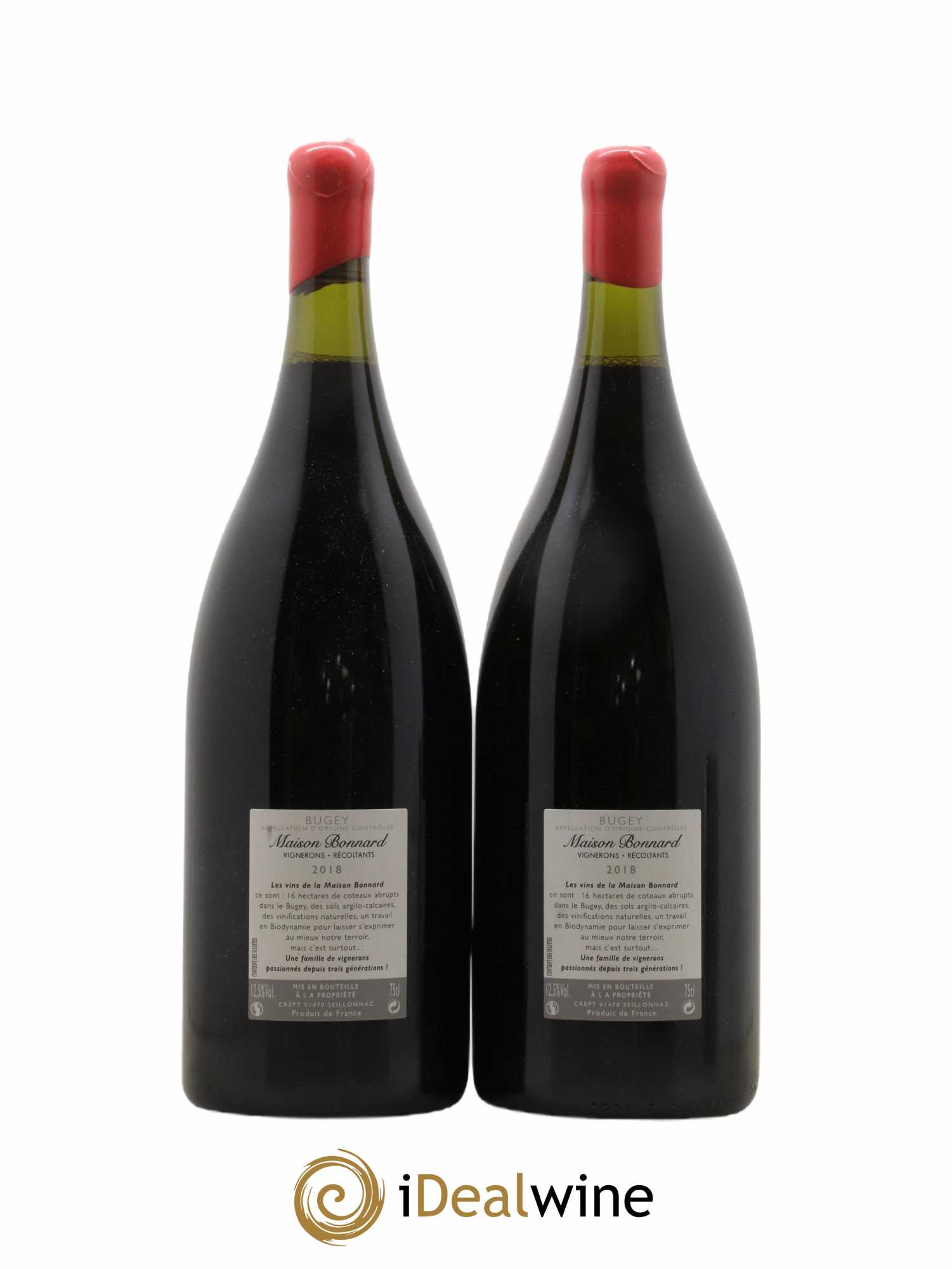 Vin de France Mondeuse de Montagnieu Bonnard 2018 - Lot of 2 magnums - 1
