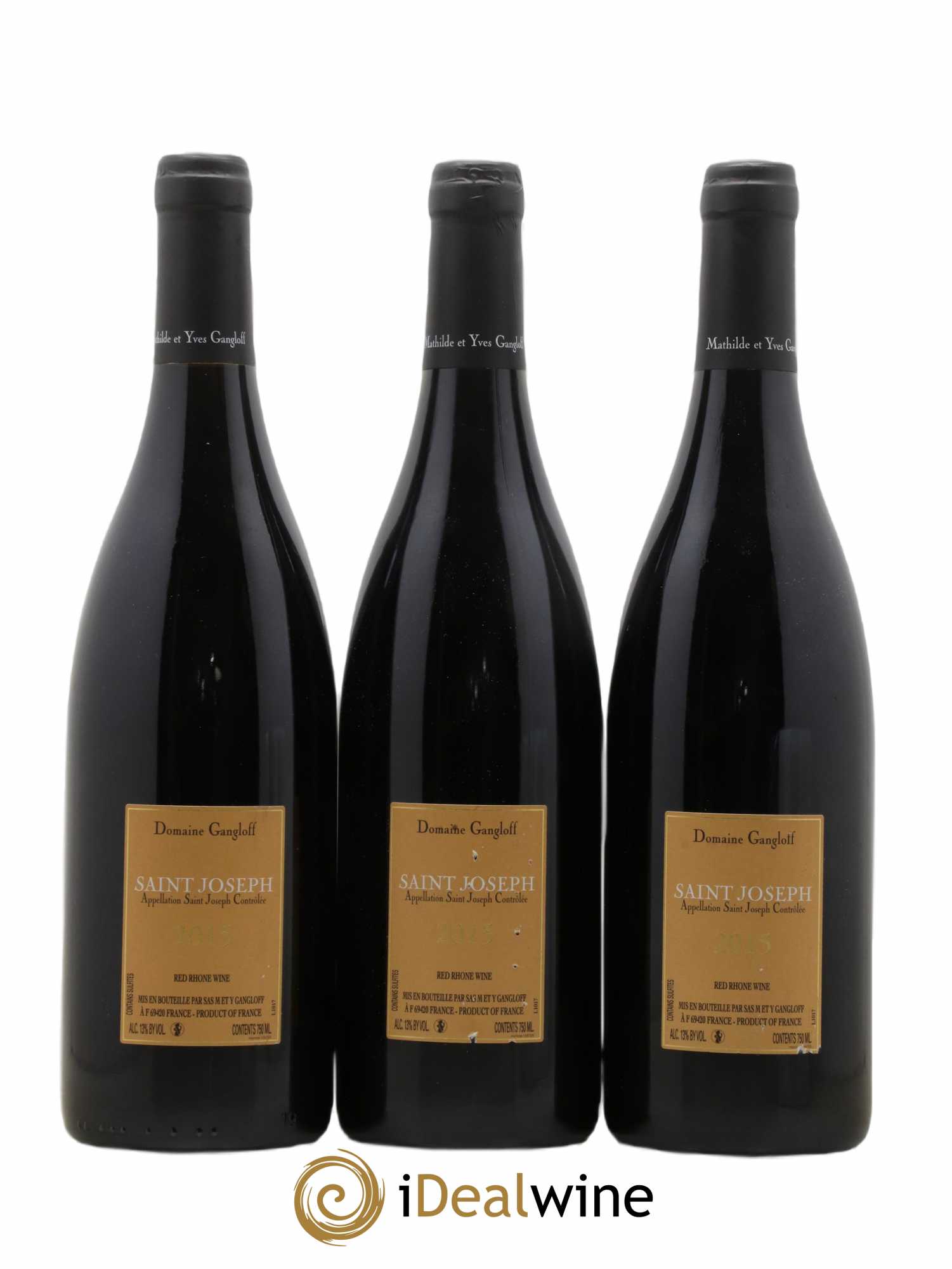 Saint-Joseph Gangloff (Domaine) 2015 - Lot de 3 bouteilles - 1