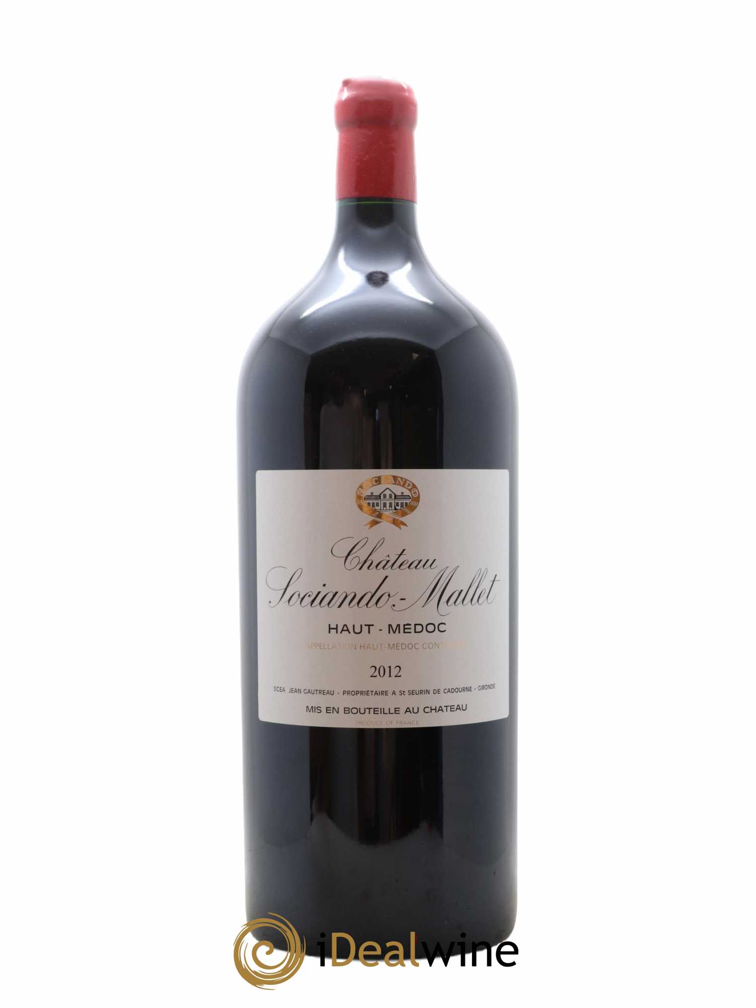 Château Sociando Mallet 2012 - Lot de 1 impériale - 0
