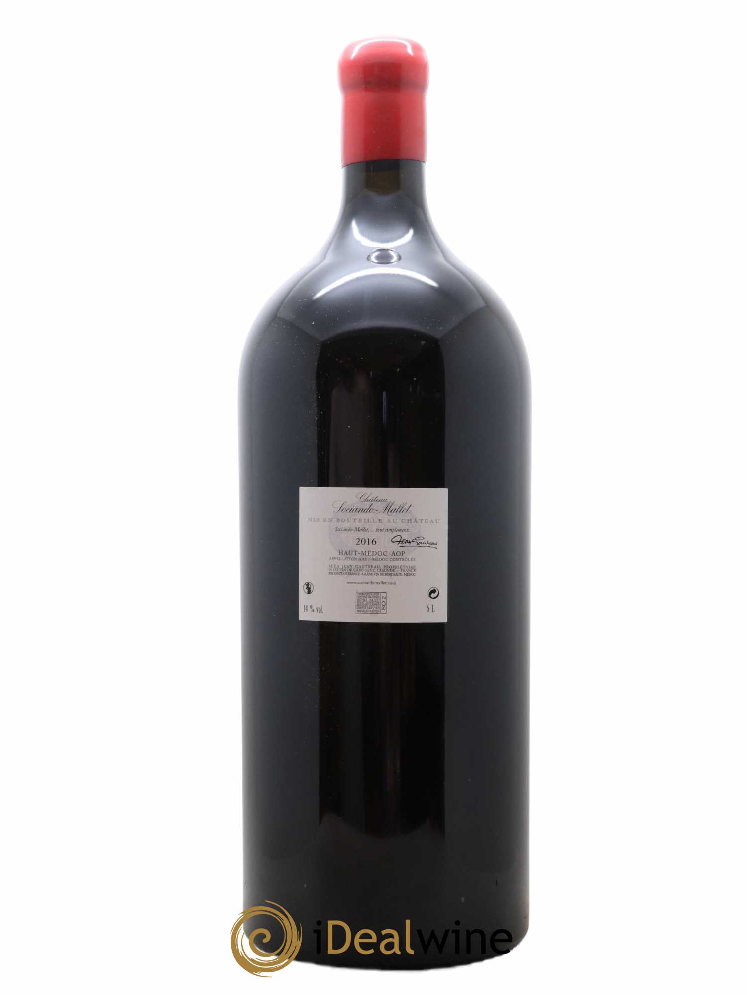 Château Sociando Mallet 2016 - Lot de 1 impériale - 1