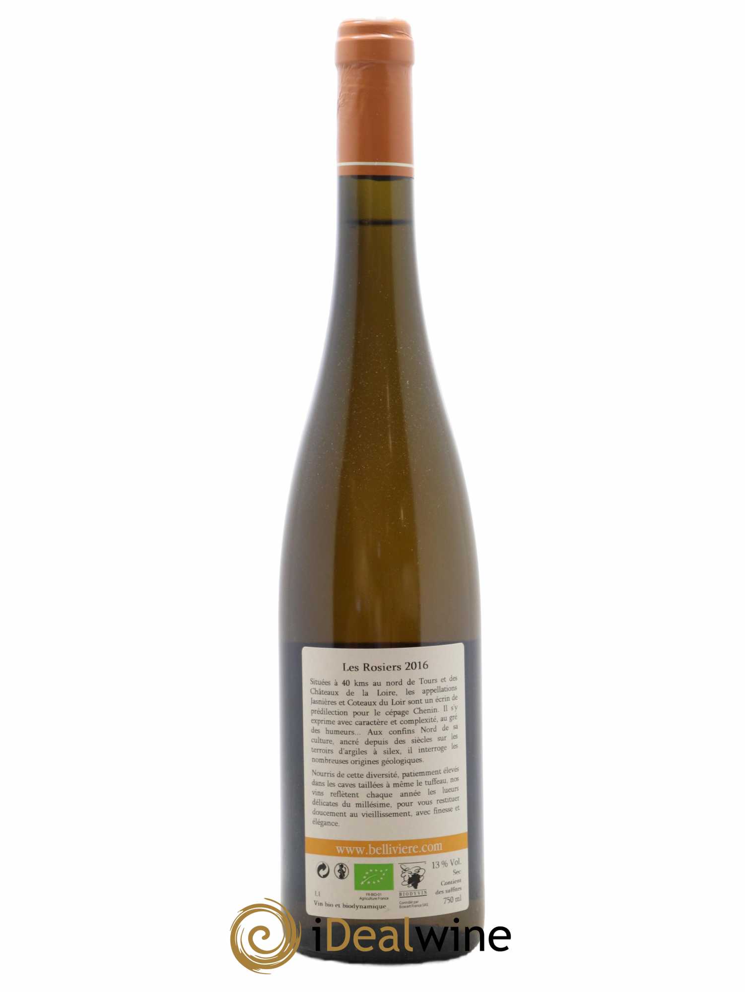 Jasnières Les Rosiers Domaine de Bellivière 2016 - Lot de 1 bouteille - 1