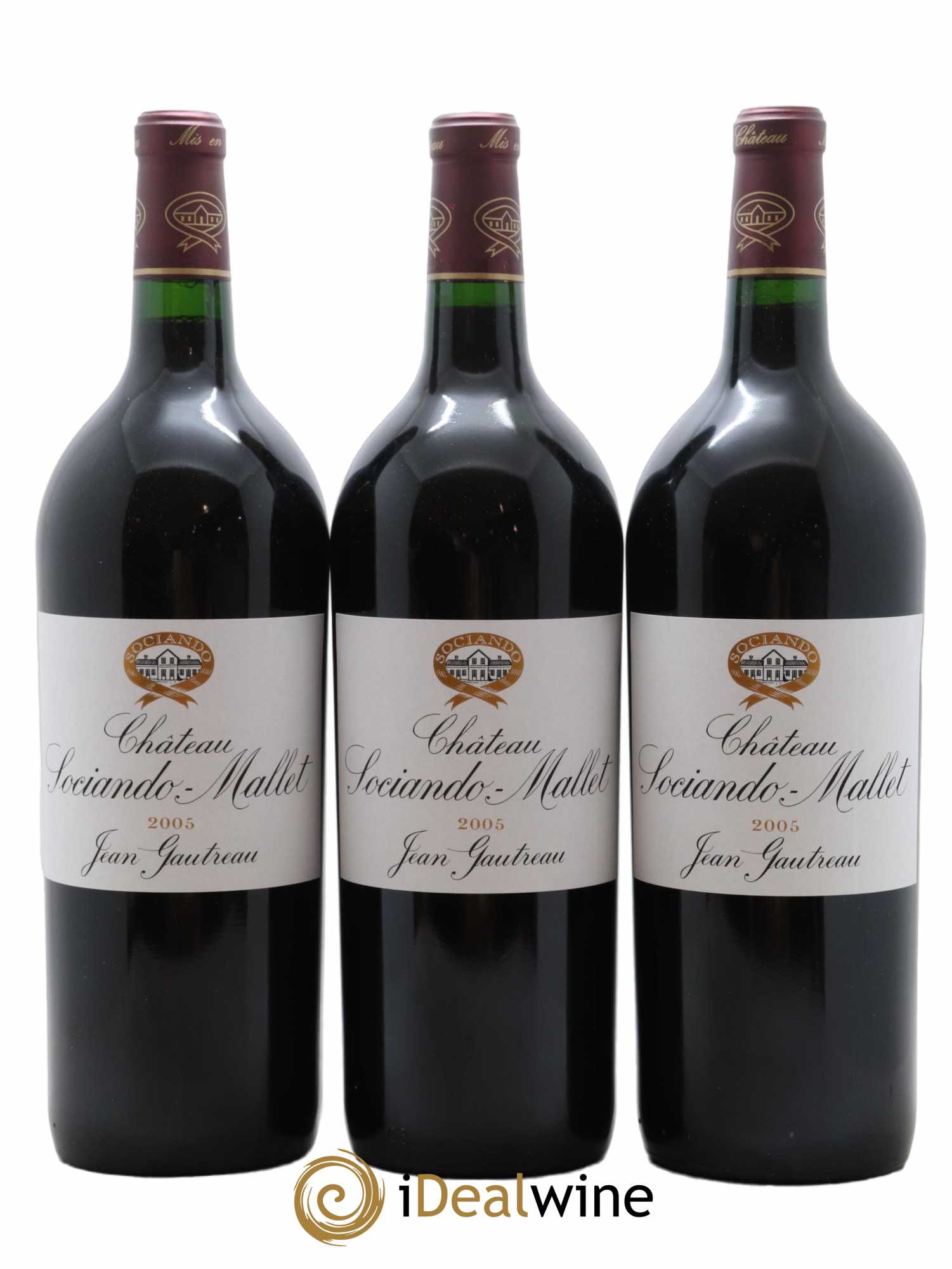 Château Sociando Mallet 2005 - Lot de 6 magnums - 1