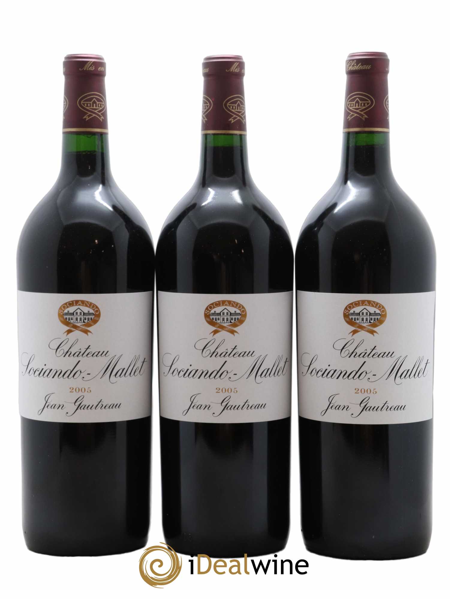 Château Sociando Mallet 2005 - Lot de 6 magnums - 2