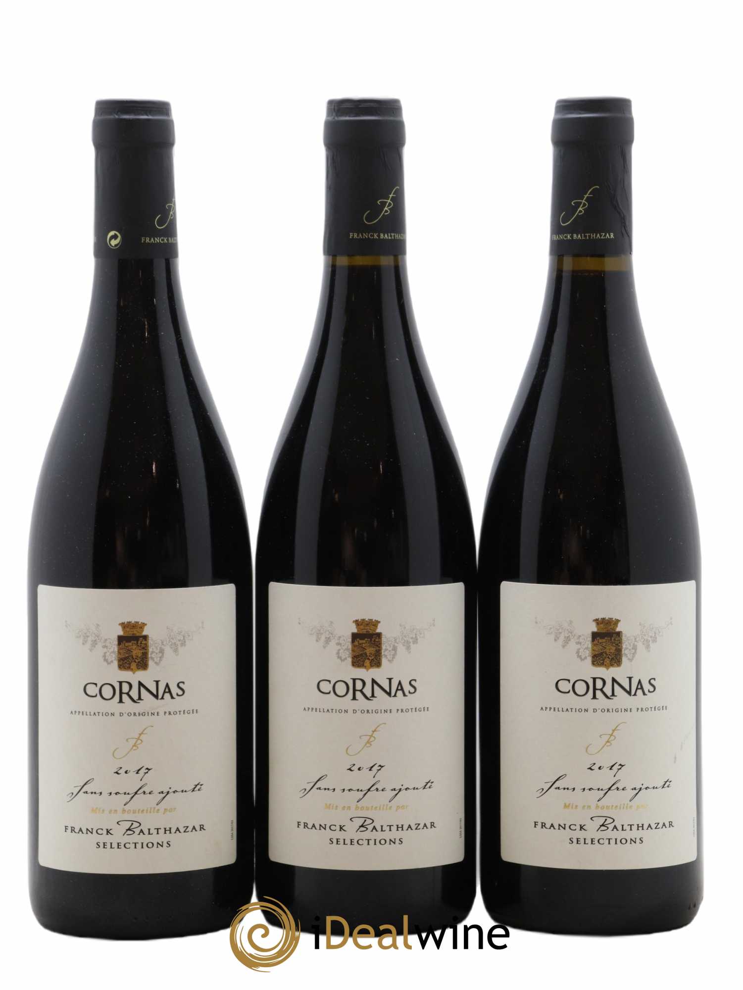 Cornas Cuvée sans soufre Franck Balthazar (Domaine) 2017 - Lot de 3 bouteilles - 0