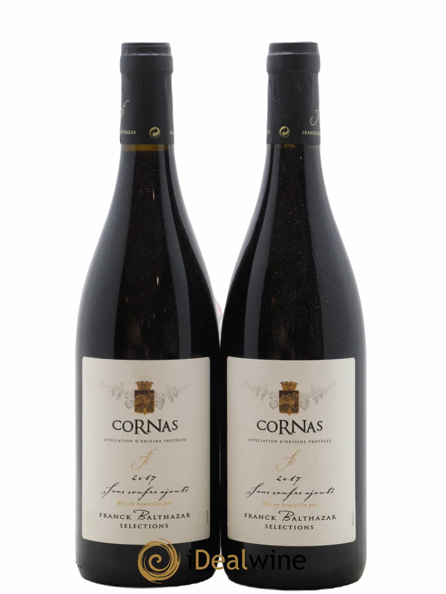Cornas Cuvée sans soufre Franck Balthazar (Domaine) 2017 - Lot de 2 bouteilles - 0