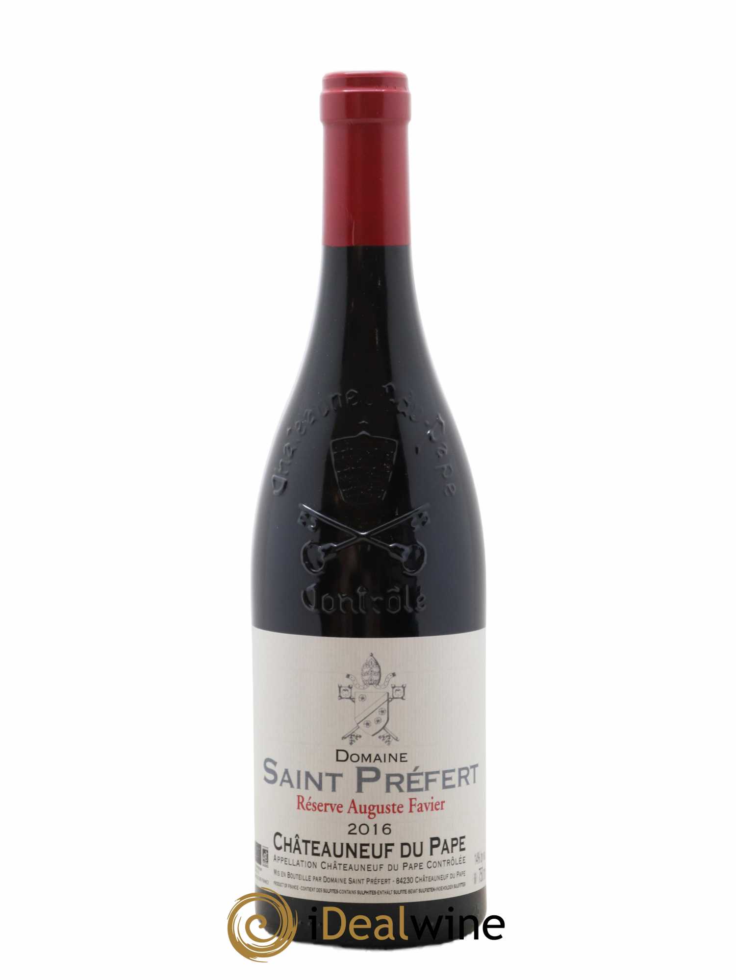 Châteauneuf-du-Pape Réserve Auguste Favier Domaine Saint-Préfert 2016 - Lot de 1 bouteille - 0