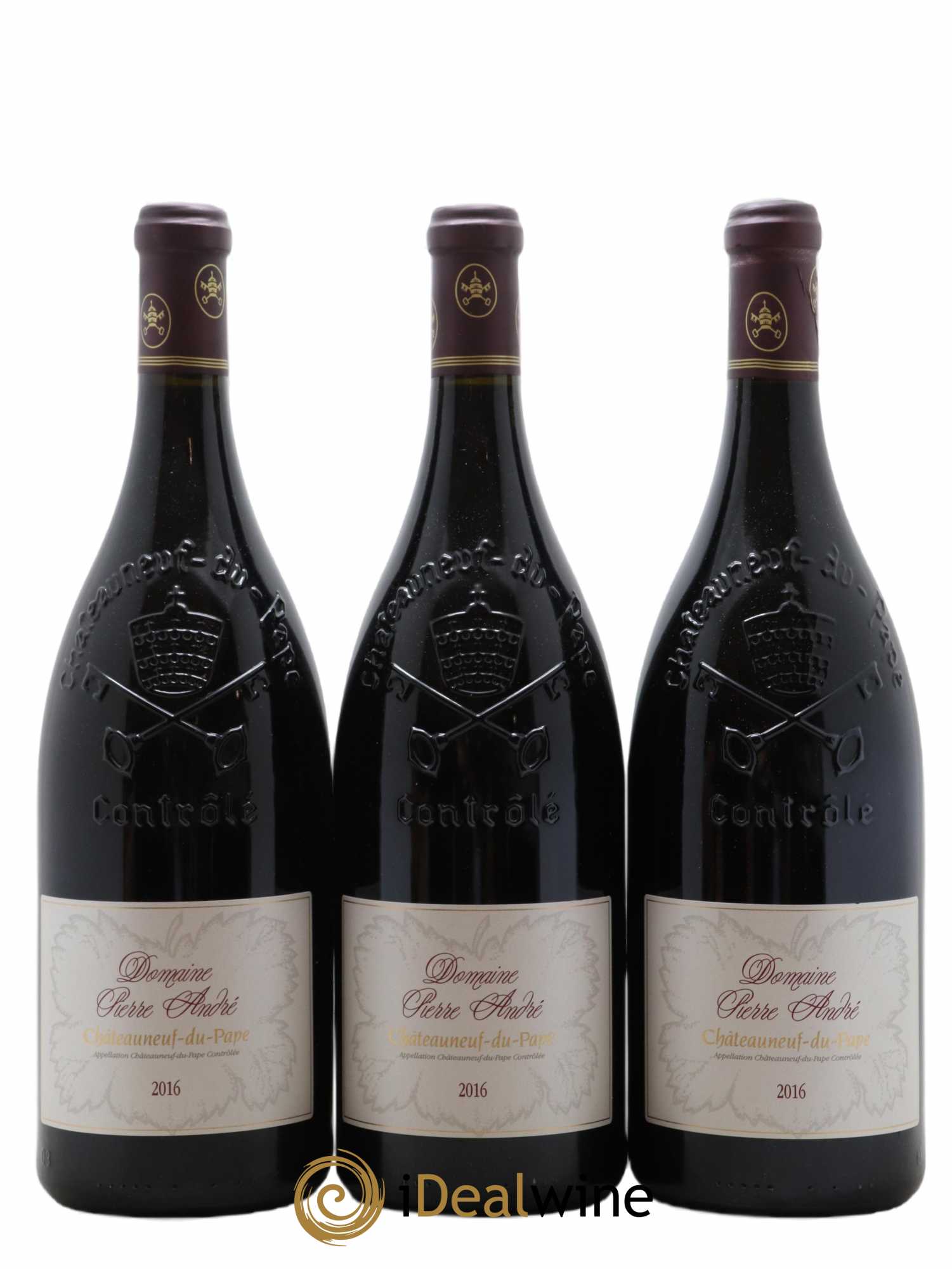 Châteauneuf-du-Pape Pierre André (Domaine) 2016 - Lot de 3 magnums - 0