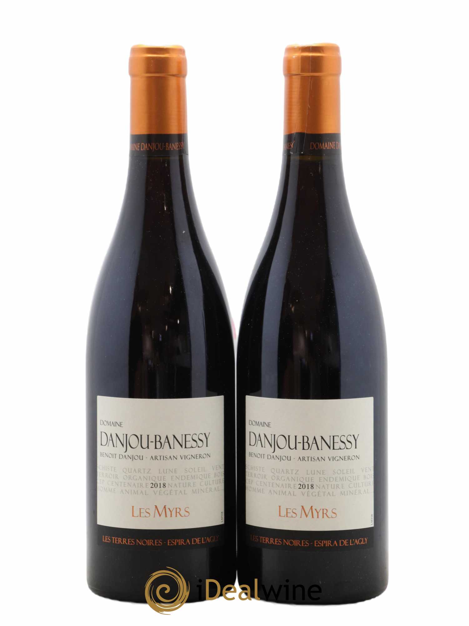 Côtes Catalanes (VDP des Côtes Catalanes) Les Myrs Danjou Banessy 2018 - Lot de 2 bouteilles - 0
